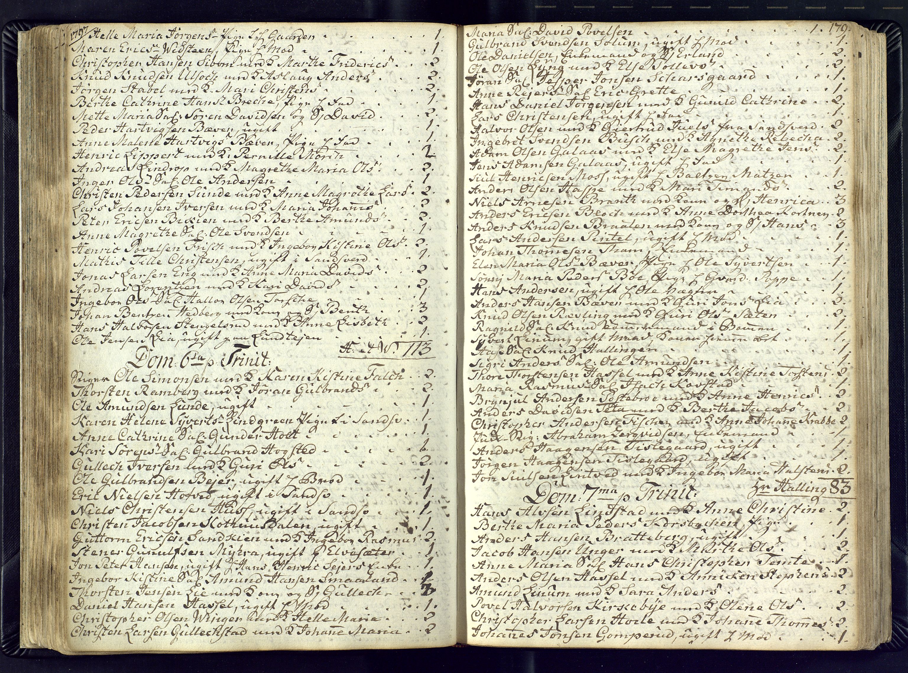 Kongsberg kirkebøker, SAKO/A-22/M/Ma/L0012: Communicants register no. 12, 1794-1800, p. 179