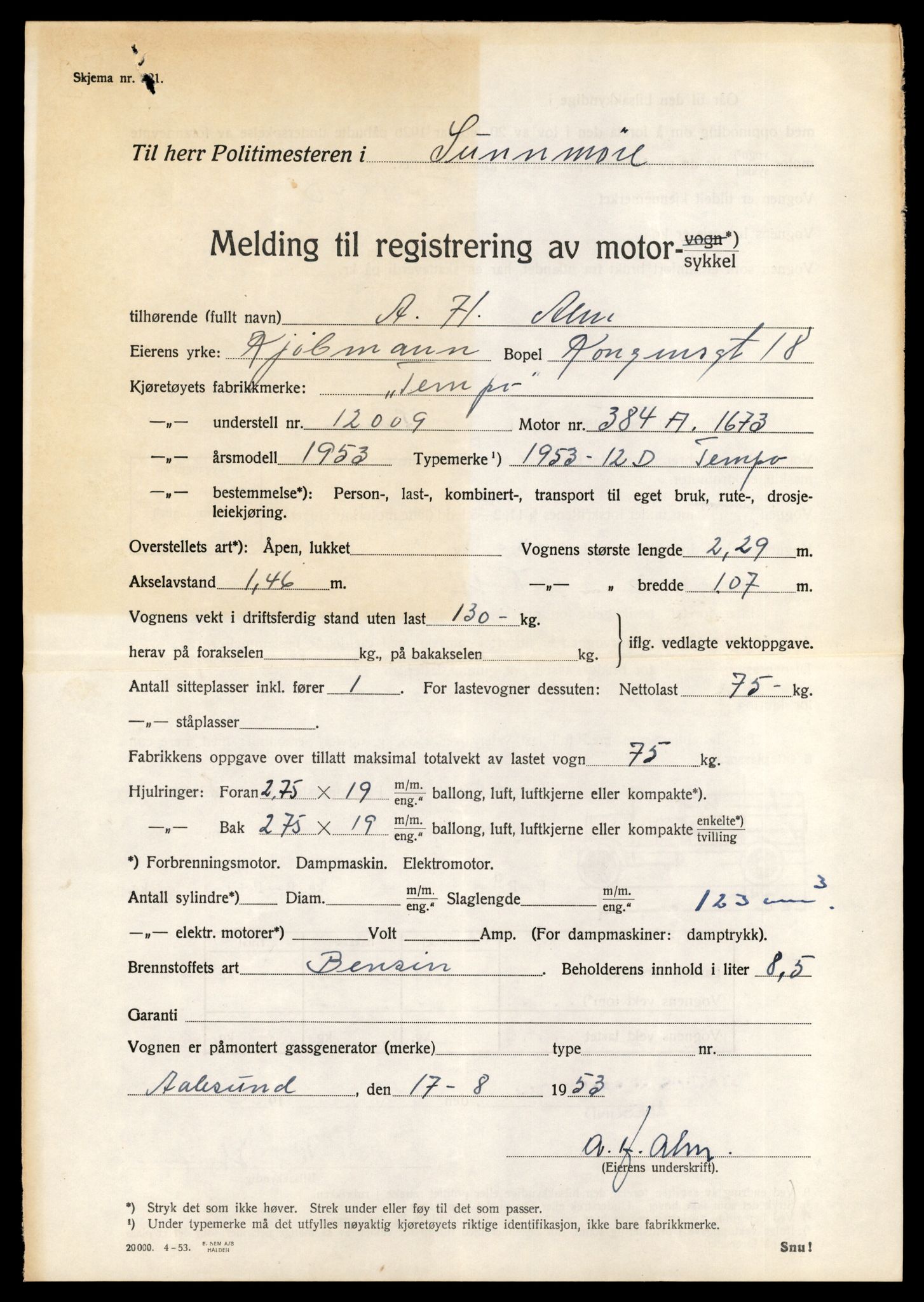 Møre og Romsdal vegkontor - Ålesund trafikkstasjon, AV/SAT-A-4099/F/Fe/L0029: Registreringskort for kjøretøy T 11430 - T 11619, 1927-1998, p. 1944