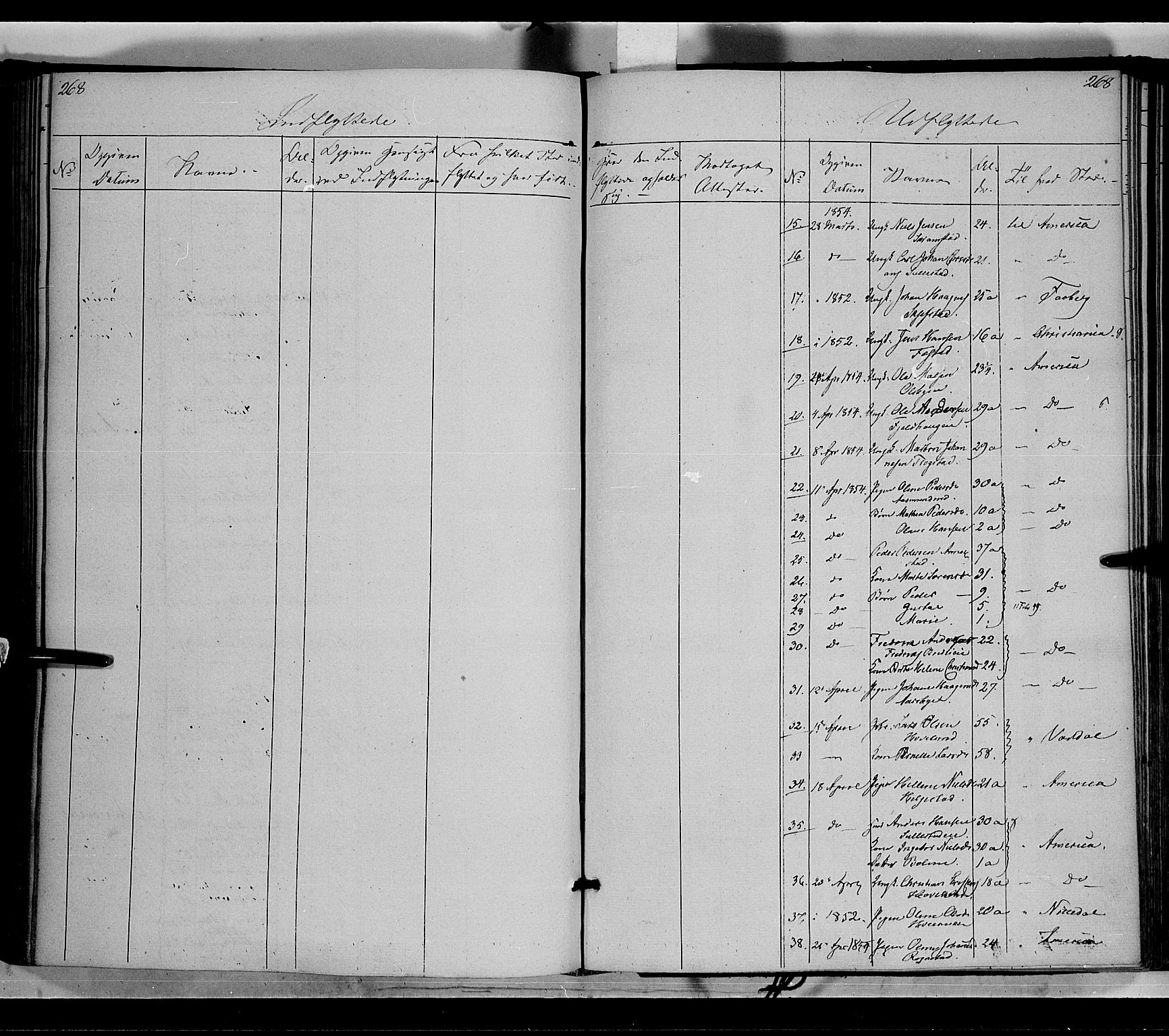 Østre Toten prestekontor, SAH/PREST-104/H/Ha/Haa/L0003: Parish register (official) no. 3, 1848-1856, p. 268