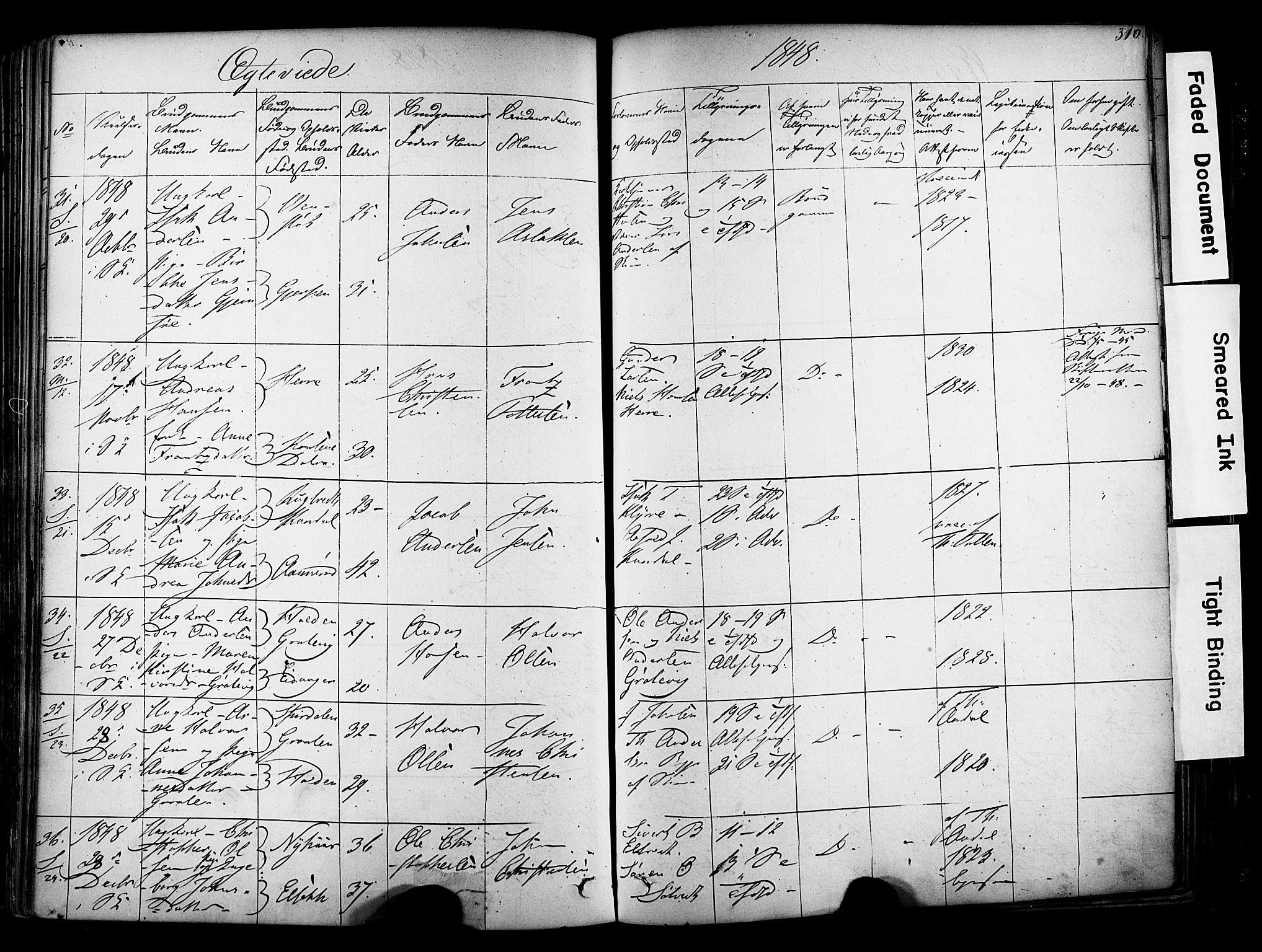 Solum kirkebøker, SAKO/A-306/F/Fa/L0006: Parish register (official) no. I 6, 1844-1855, p. 310