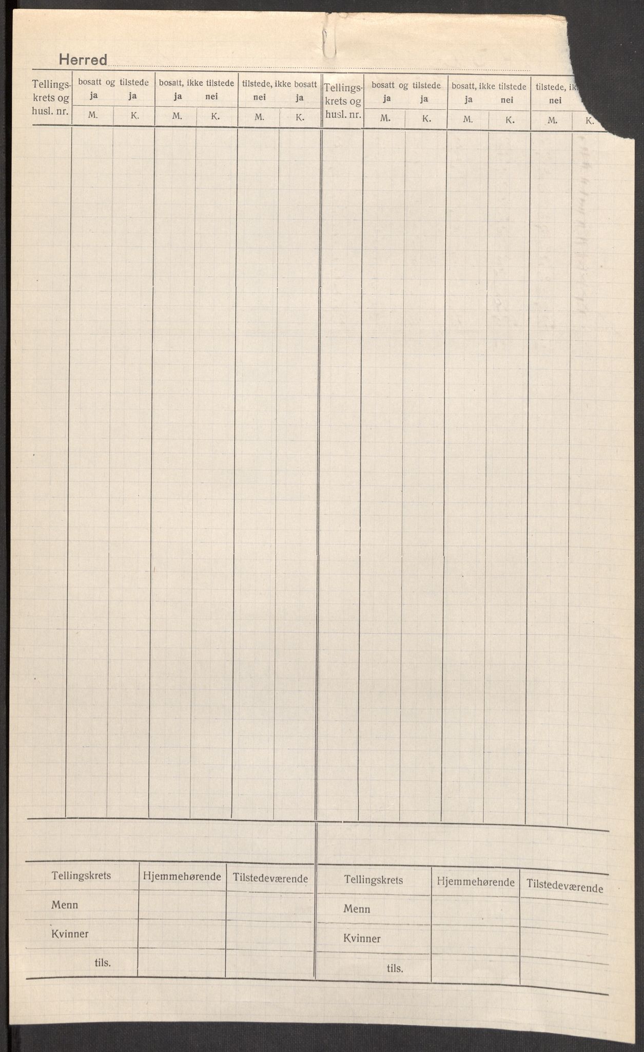 SAST, 1920 census for Jelsa, 1920, p. 4