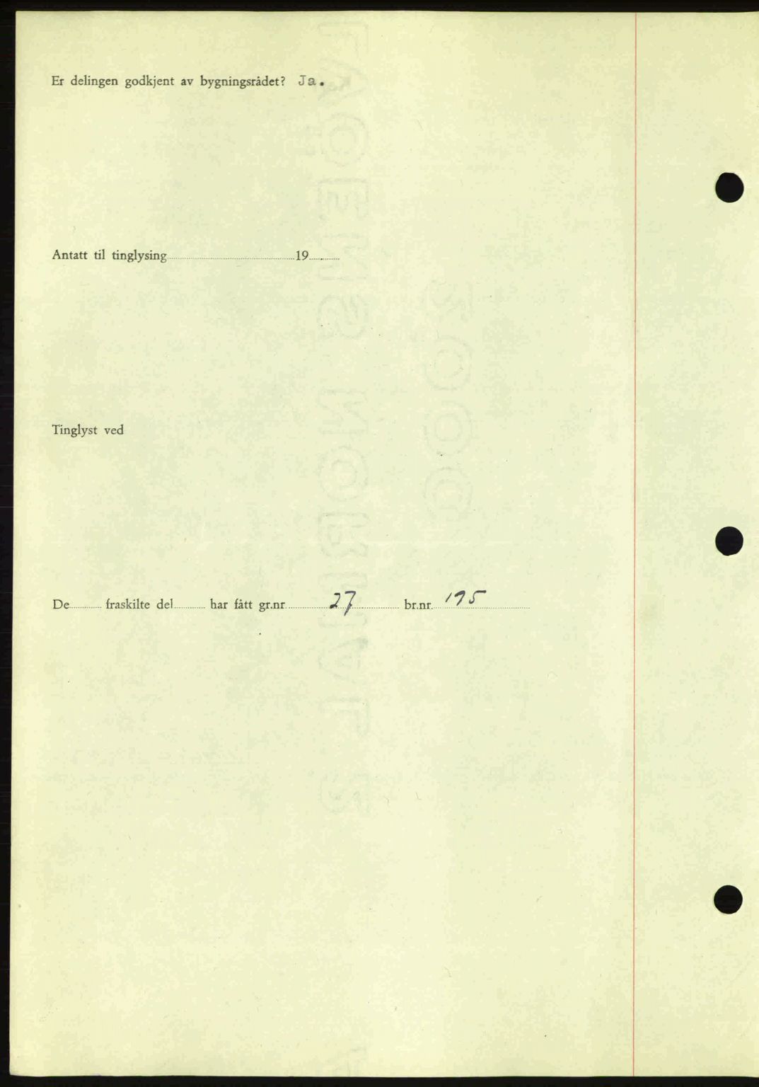 Romsdal sorenskriveri, AV/SAT-A-4149/1/2/2C: Mortgage book no. A17, 1944-1945, Diary no: : 1717/1944