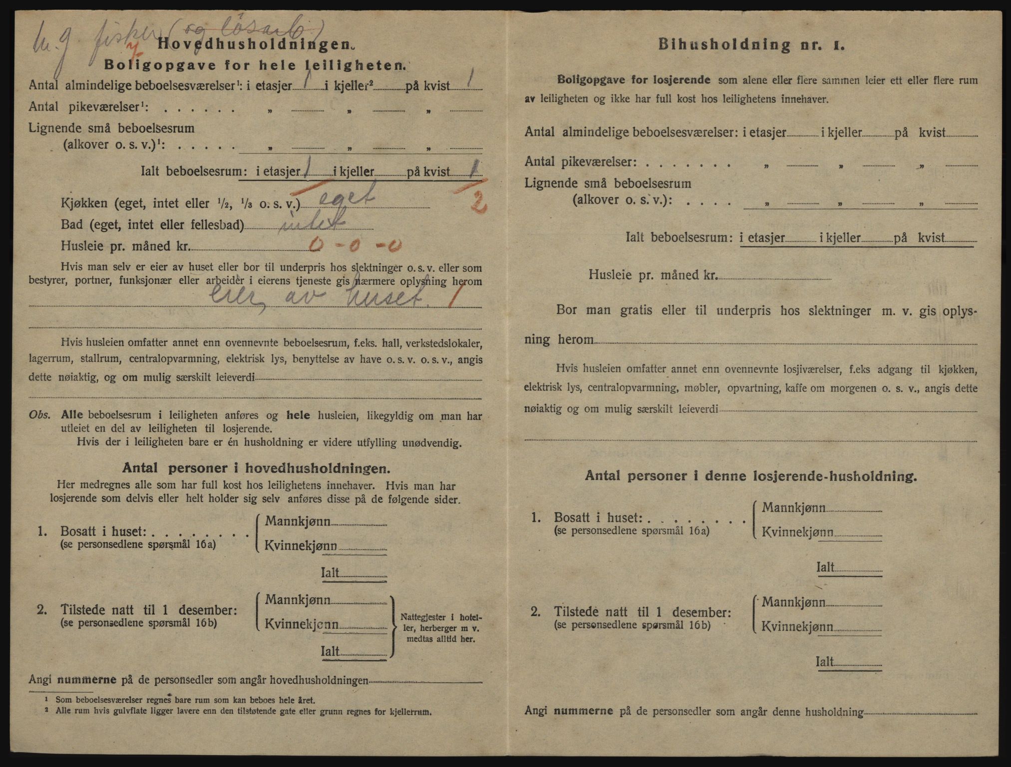 SATØ, 1920 census for Hammerfest, 1920, p. 1919