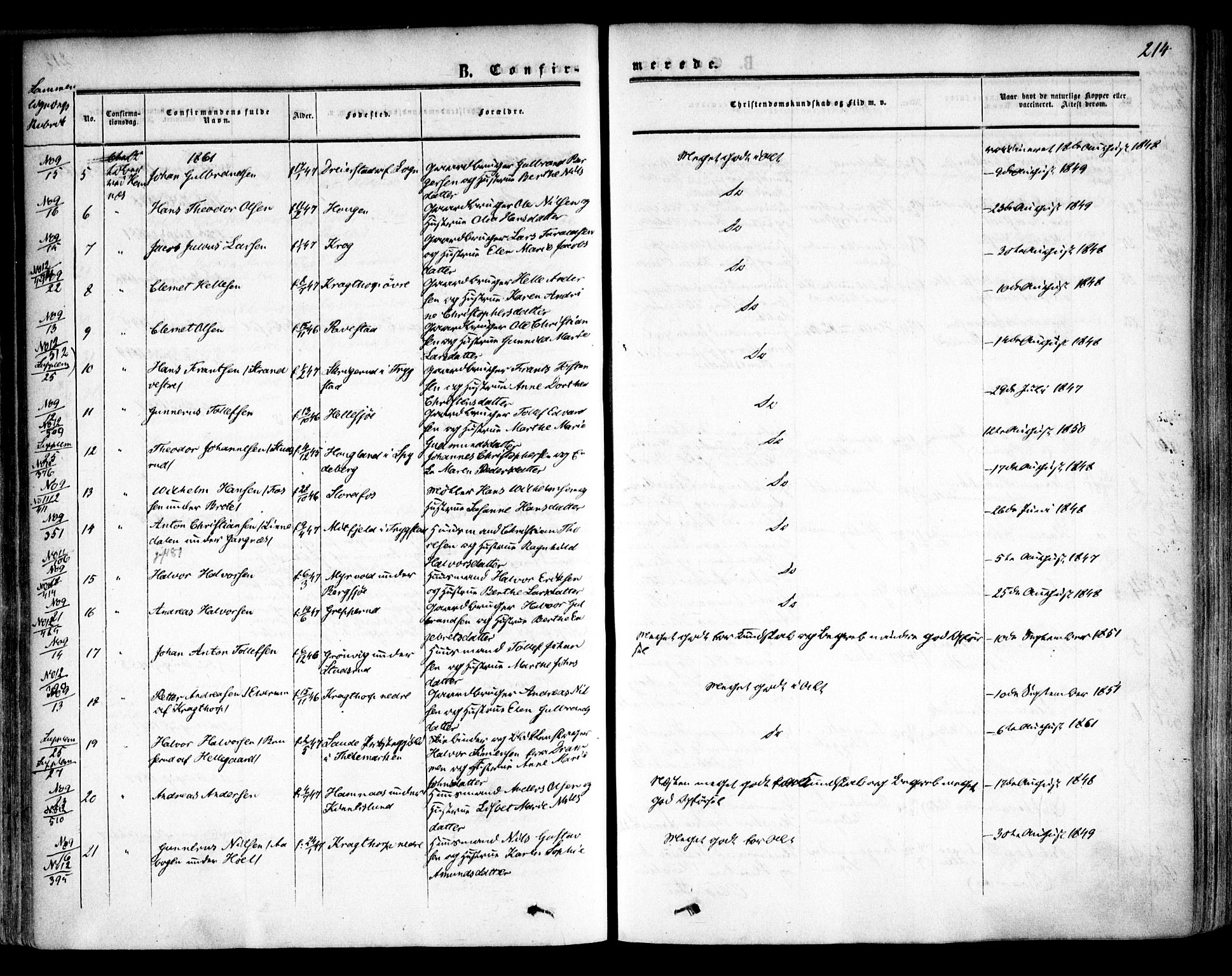 Høland prestekontor Kirkebøker, SAO/A-10346a/F/Fa/L0010: Parish register (official) no. I 10, 1854-1861, p. 214