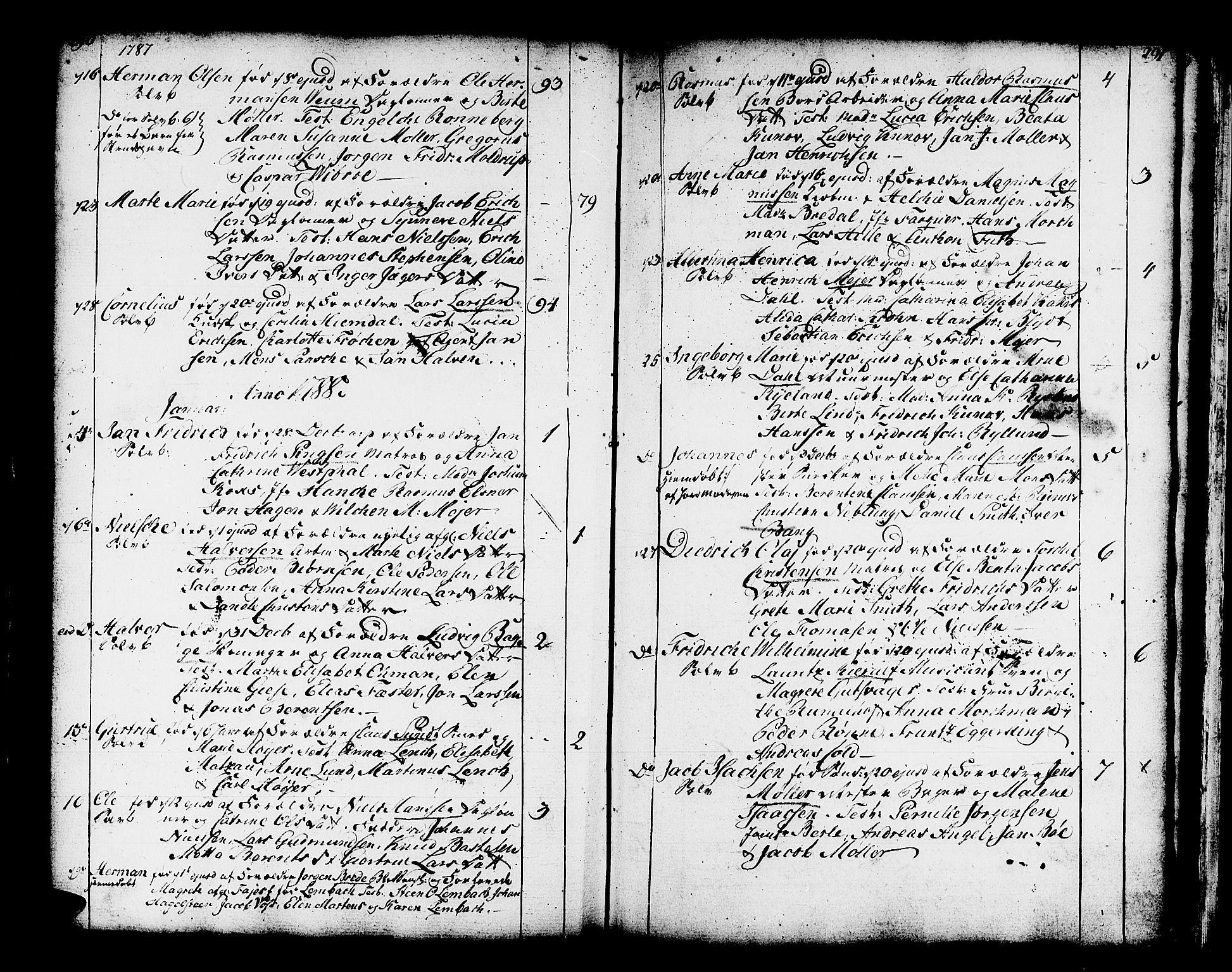 Domkirken sokneprestembete, SAB/A-74801/H/Haa/L0003: Parish register (official) no. A 3, 1758-1789, p. 290-291