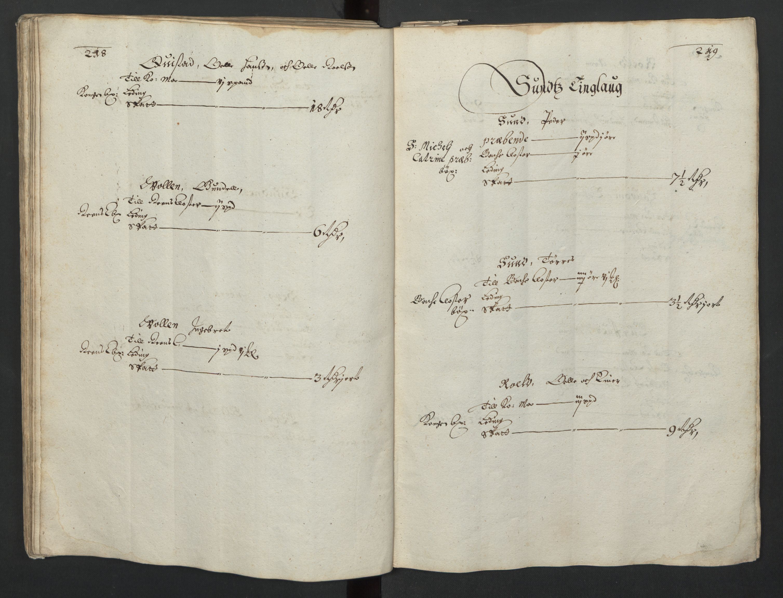 Rentekammeret inntil 1814, Realistisk ordnet avdeling, AV/RA-EA-4070/L/L0029/0001: Trondheim lagdømme: / Alminnelig jordebok og skattemanntall - Inderøy, 1661, p. 218-219