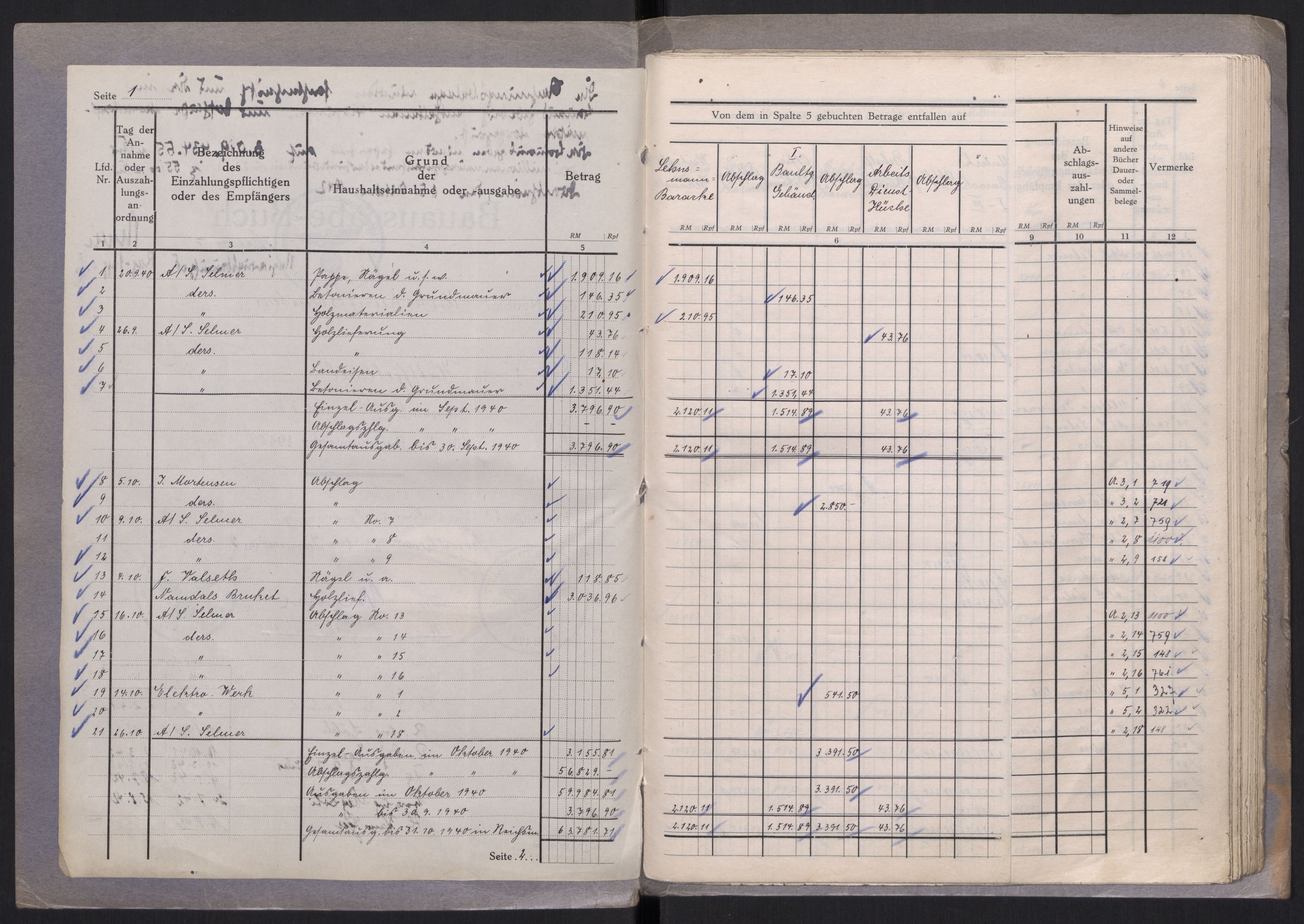 Tyske arkiver, Organisation Todt (OT), Einsatzgruppe Wiking, AV/RA-RAFA-2188/2/E/Ea/L0005: Byggeprosjekt i Hattfjelldal, 1940-1942, p. 4