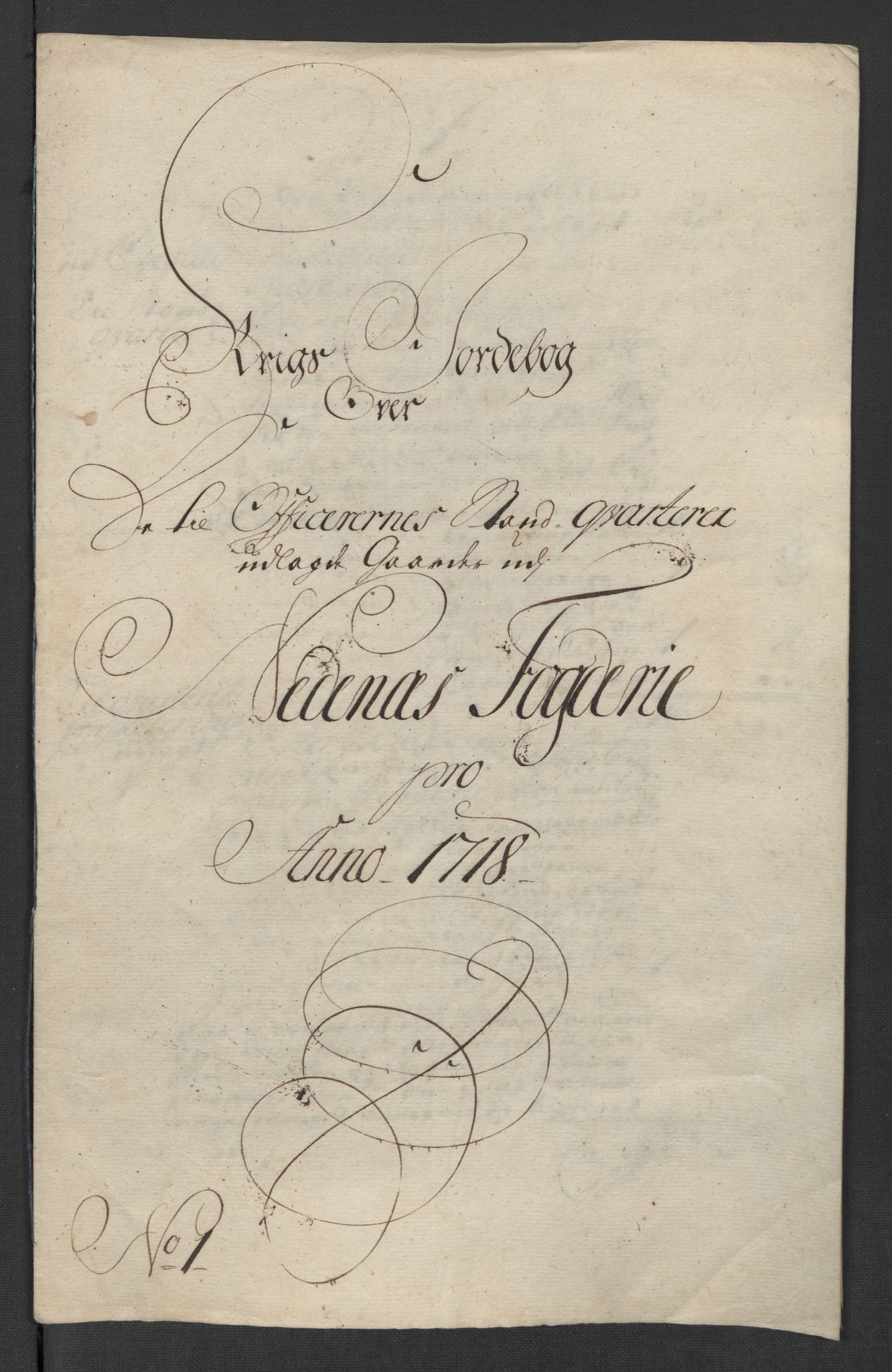 Rentekammeret inntil 1814, Reviderte regnskaper, Fogderegnskap, AV/RA-EA-4092/R39/L2327: Fogderegnskap Nedenes, 1718, p. 225