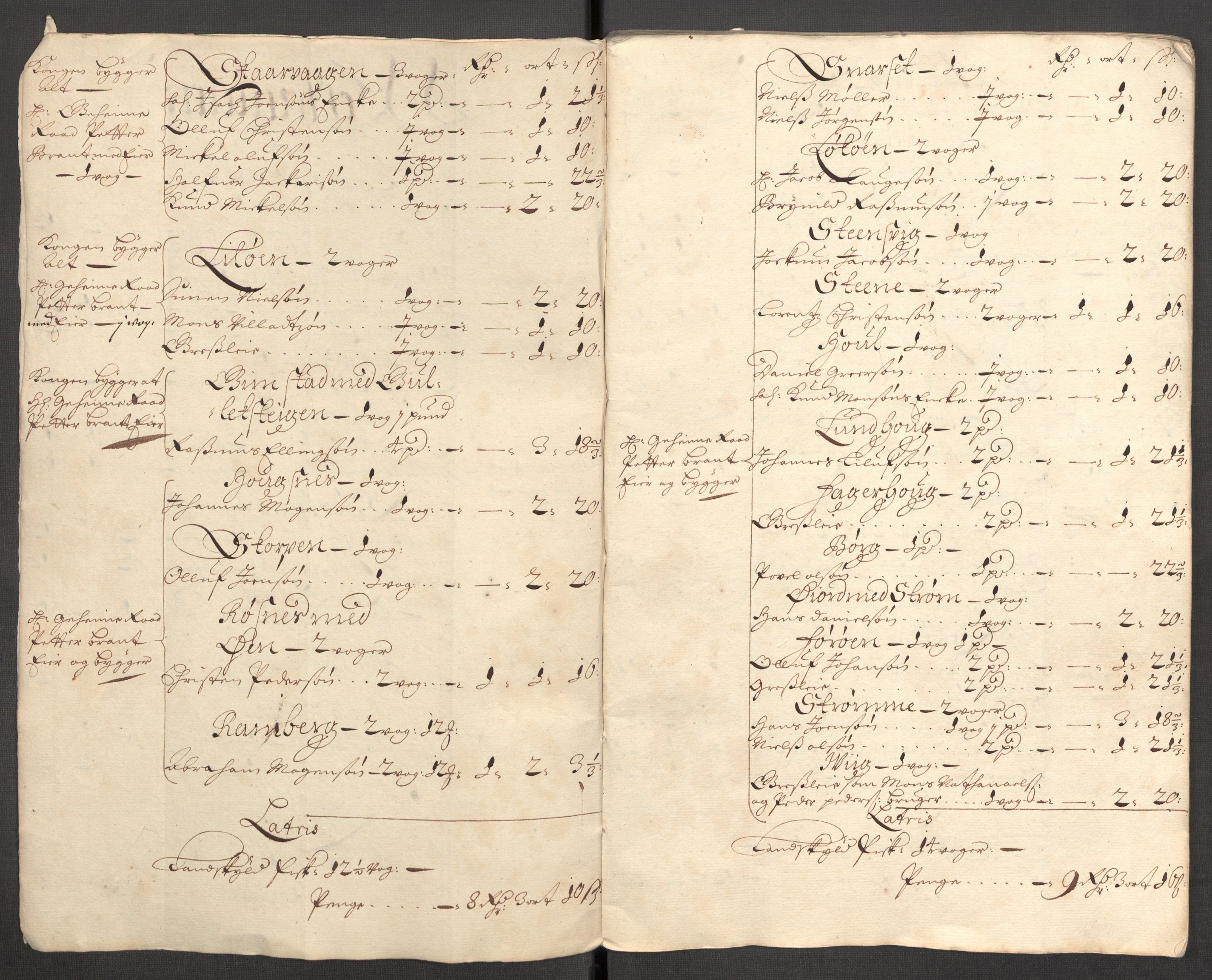 Rentekammeret inntil 1814, Reviderte regnskaper, Fogderegnskap, AV/RA-EA-4092/R67/L4678: Fogderegnskap Vesterålen, Andenes og Lofoten, 1696-1708, p. 196