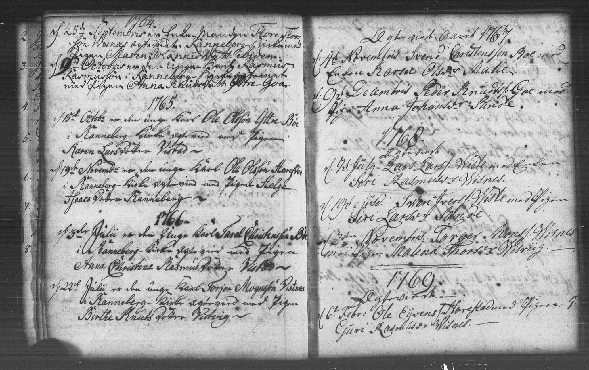 Domkirken sokneprestkontor, AV/SAST-A-101812/001/30/30BB/L0005: Parish register (copy) no. B 5 /2, 1760-1781