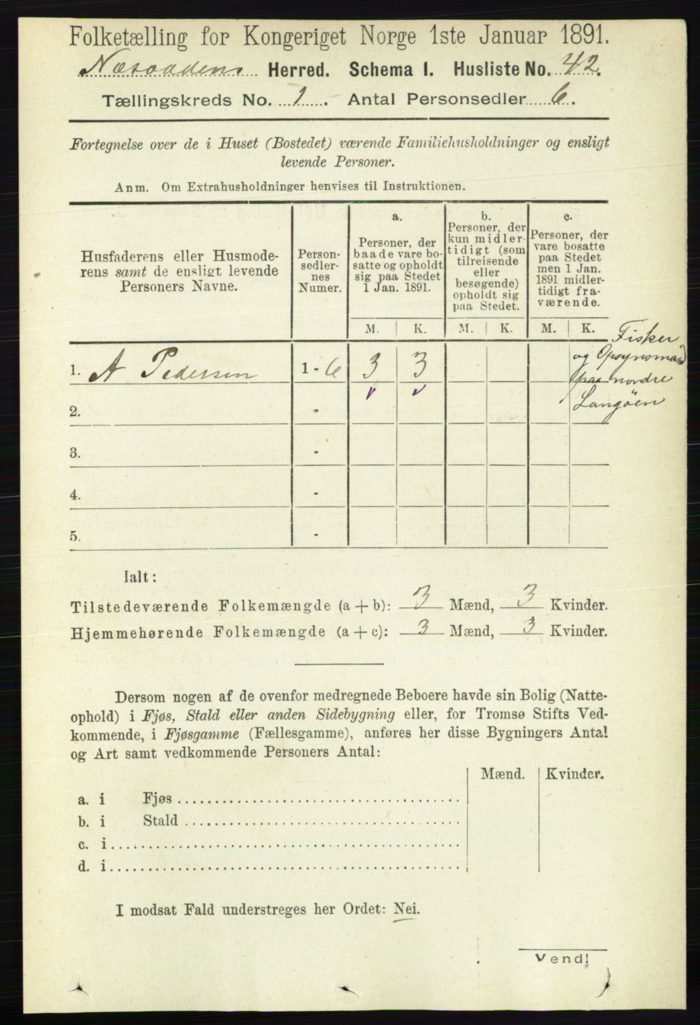 RA, 1891 census for 0216 Nesodden, 1891, p. 58
