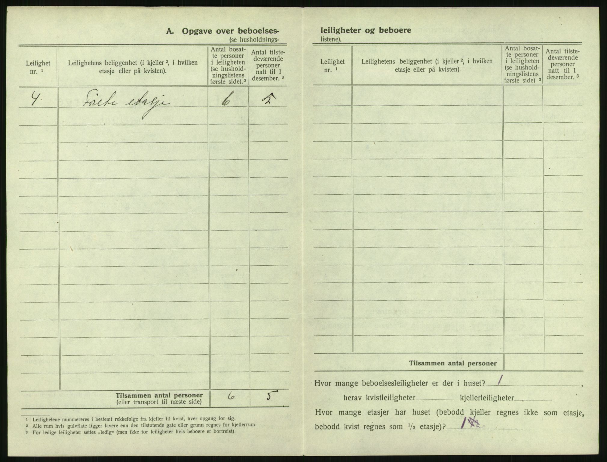 SAH, 1920 census for Lillehammer, 1920, p. 369