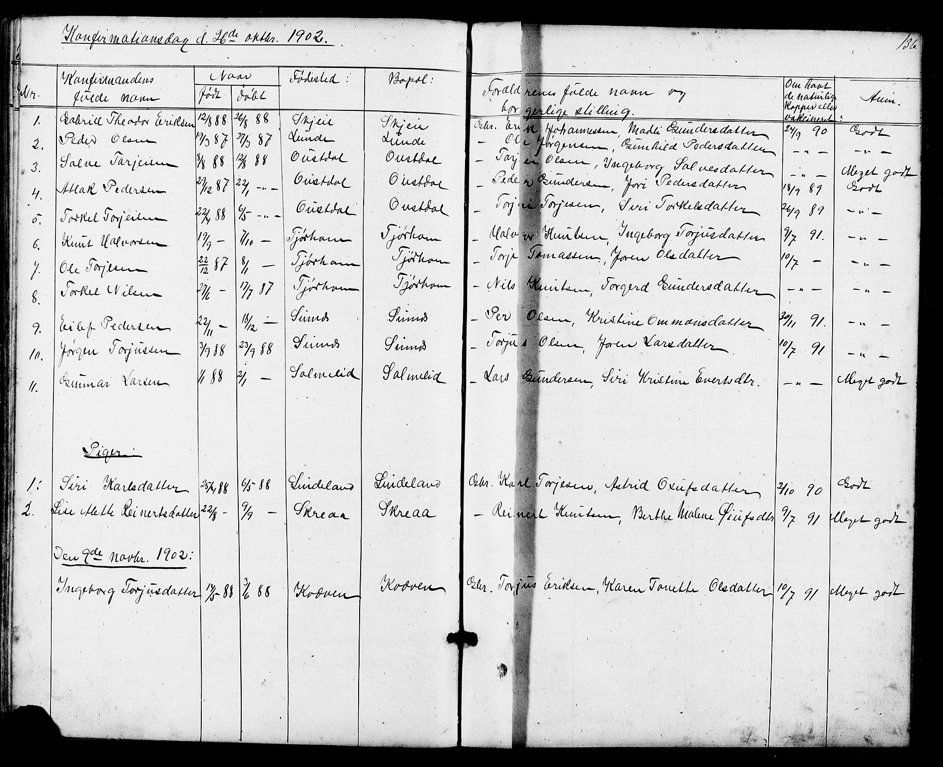 Sirdal sokneprestkontor, SAK/1111-0036/F/Fb/Fba/L0001: Parish register (copy) no. B 1, 1872-1905, p. 135