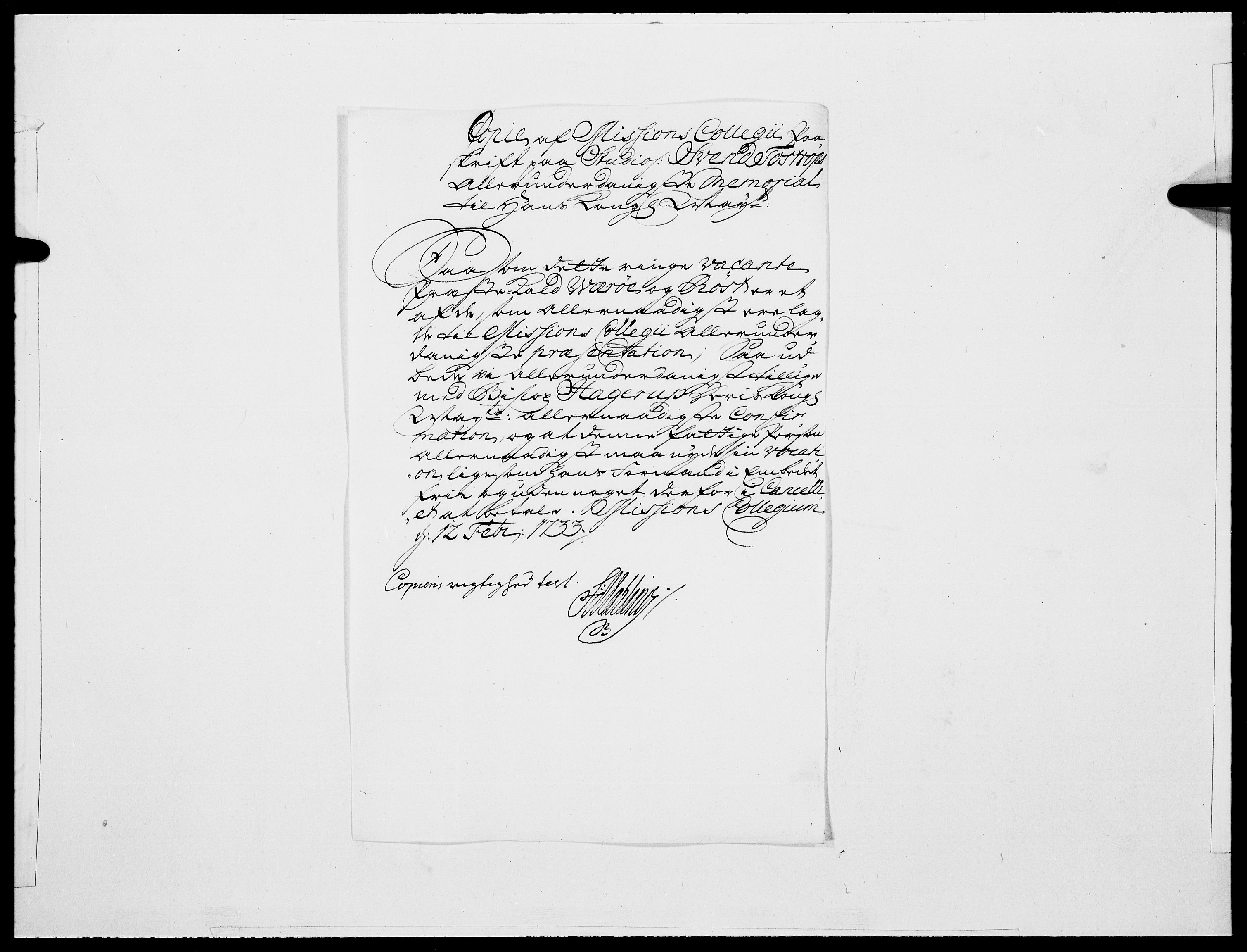 Danske Kanselli 1572-1799, AV/RA-EA-3023/F/Fc/Fcc/Fcca/L0113: Norske innlegg 1572-1799, 1733, p. 448