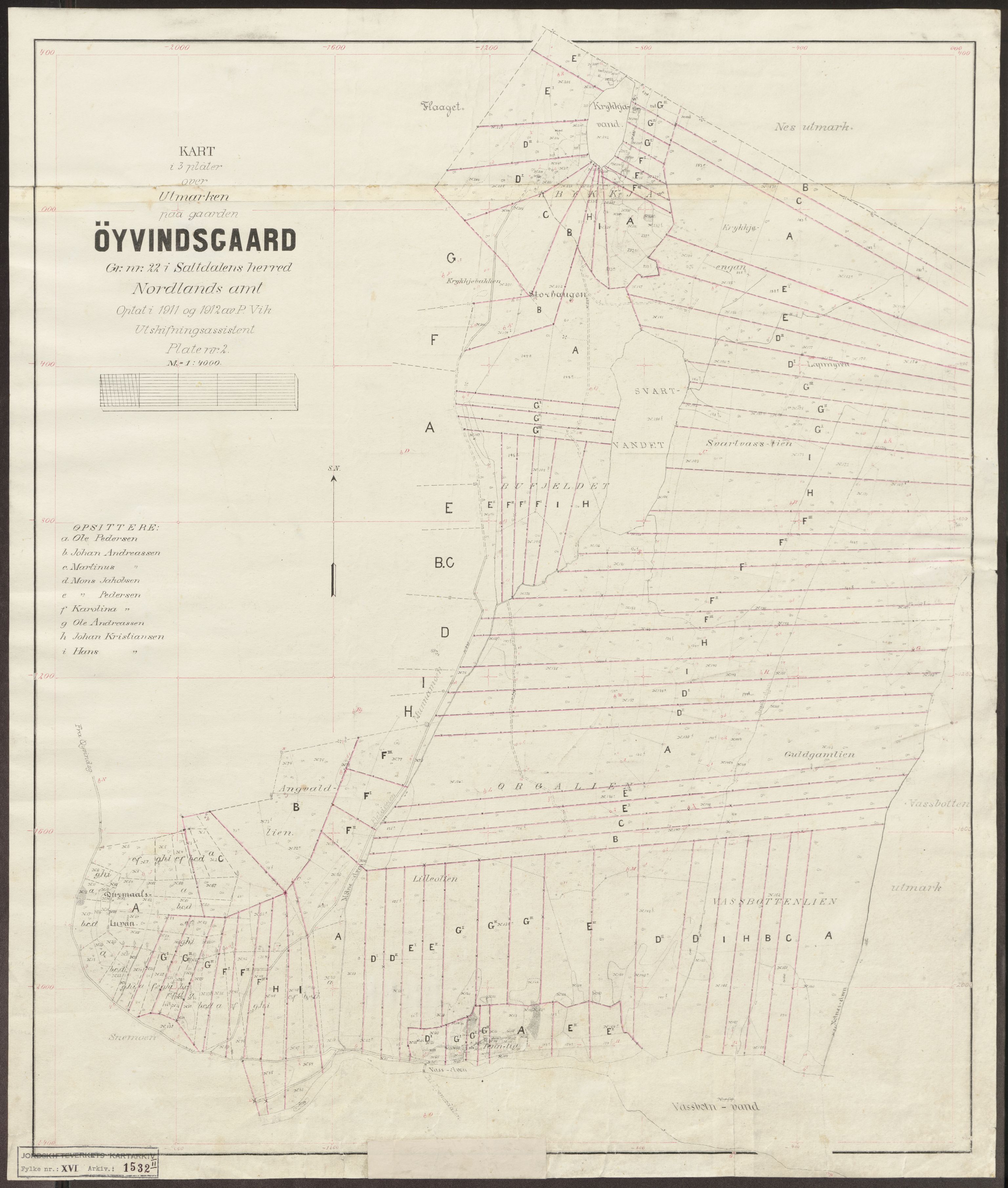 Jordskifteverkets kartarkiv, AV/RA-S-3929/T, 1859-1988, p. 1740