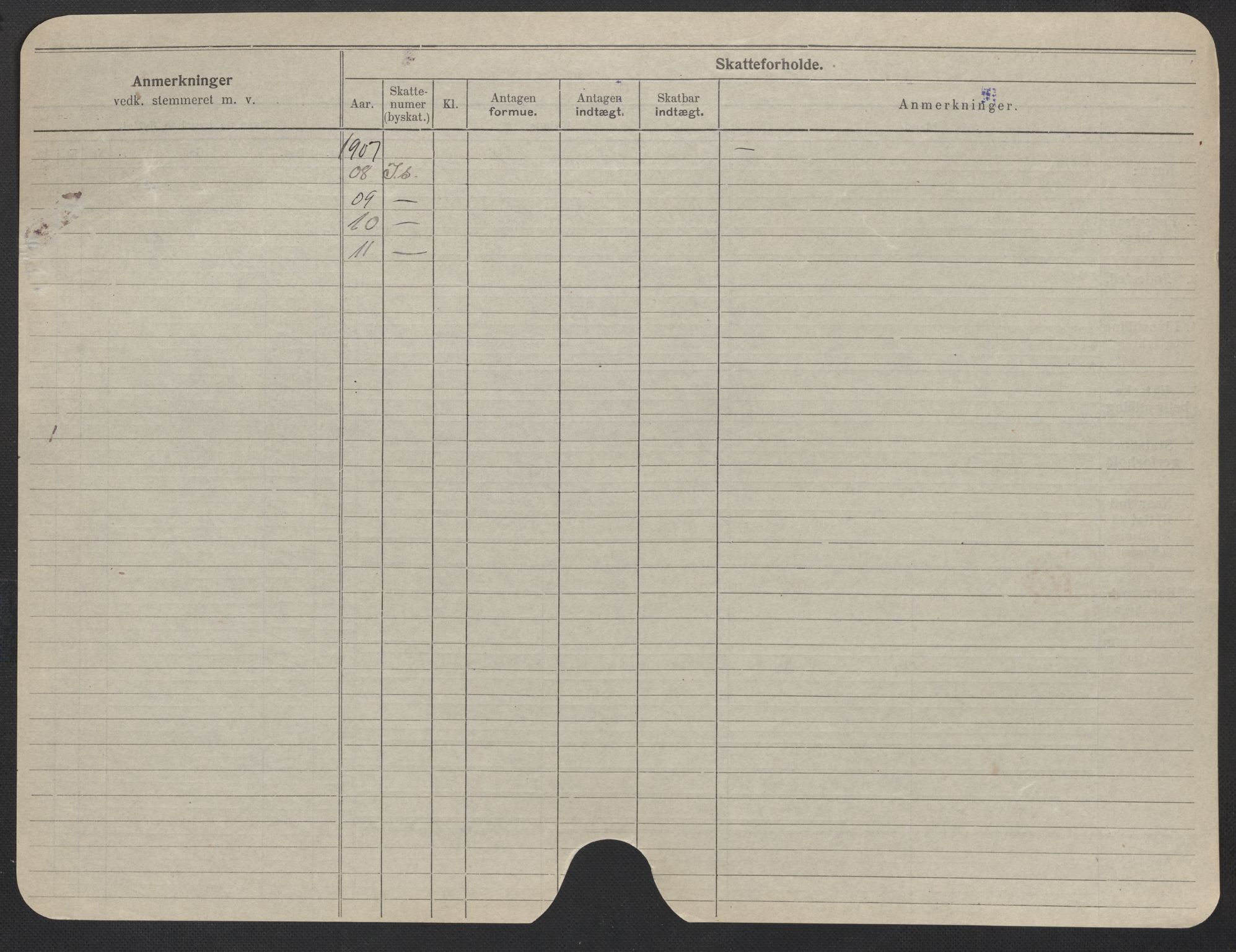 Oslo folkeregister, Registerkort, AV/SAO-A-11715/F/Fa/Fac/L0024: Kvinner, 1906-1914, p. 860b