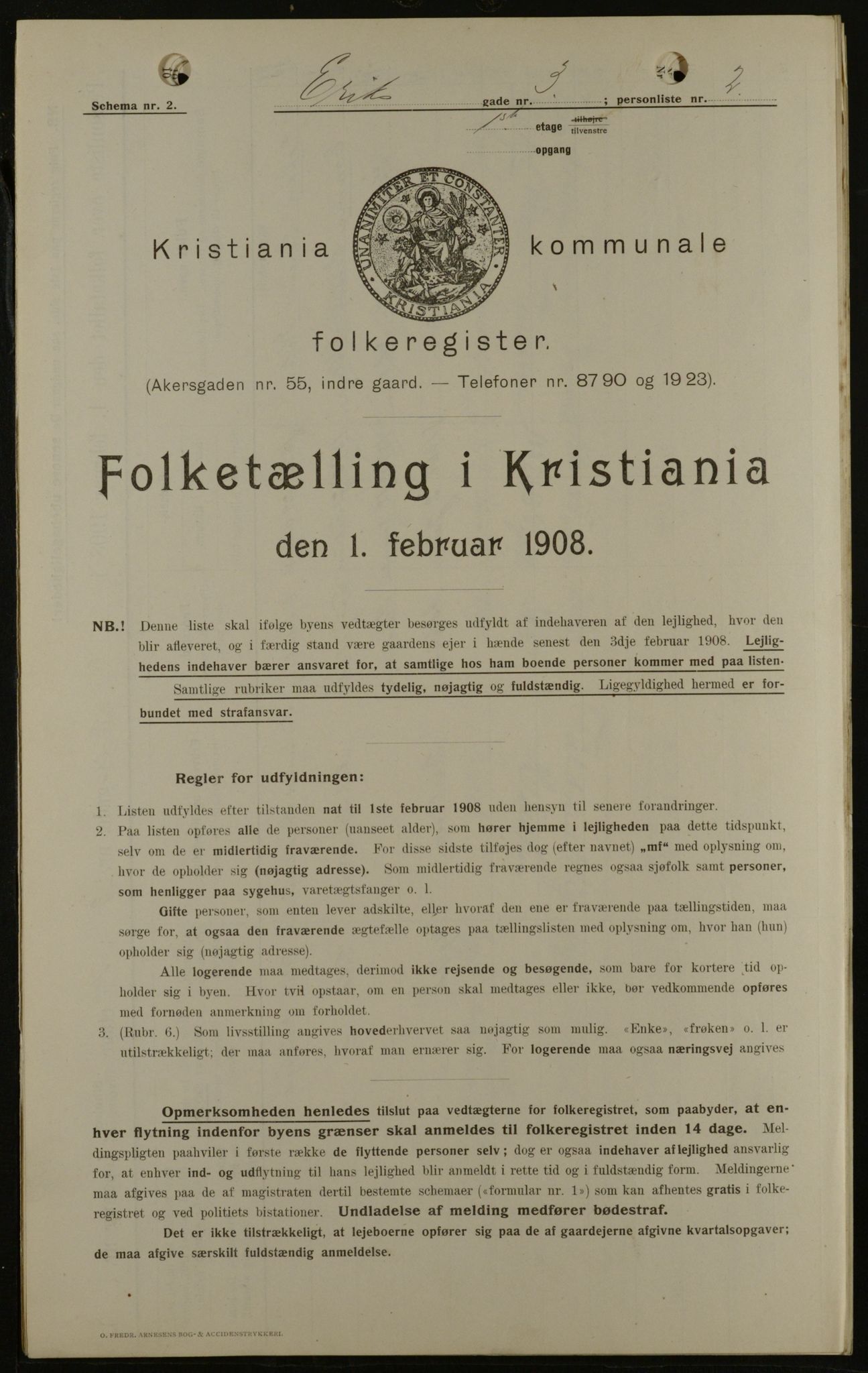 OBA, Municipal Census 1908 for Kristiania, 1908, p. 17978