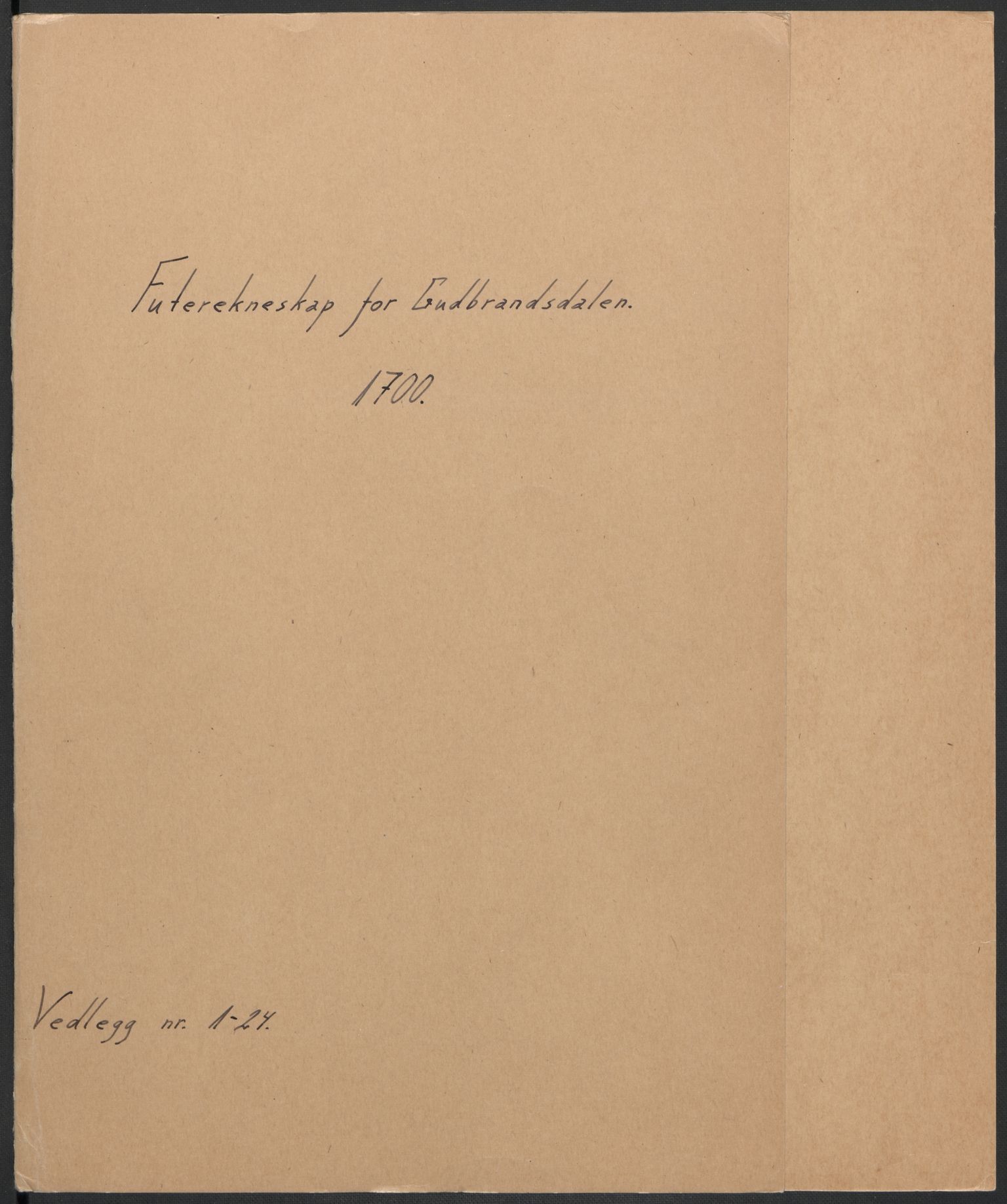 Rentekammeret inntil 1814, Reviderte regnskaper, Fogderegnskap, AV/RA-EA-4092/R17/L1173: Fogderegnskap Gudbrandsdal, 1700, p. 2