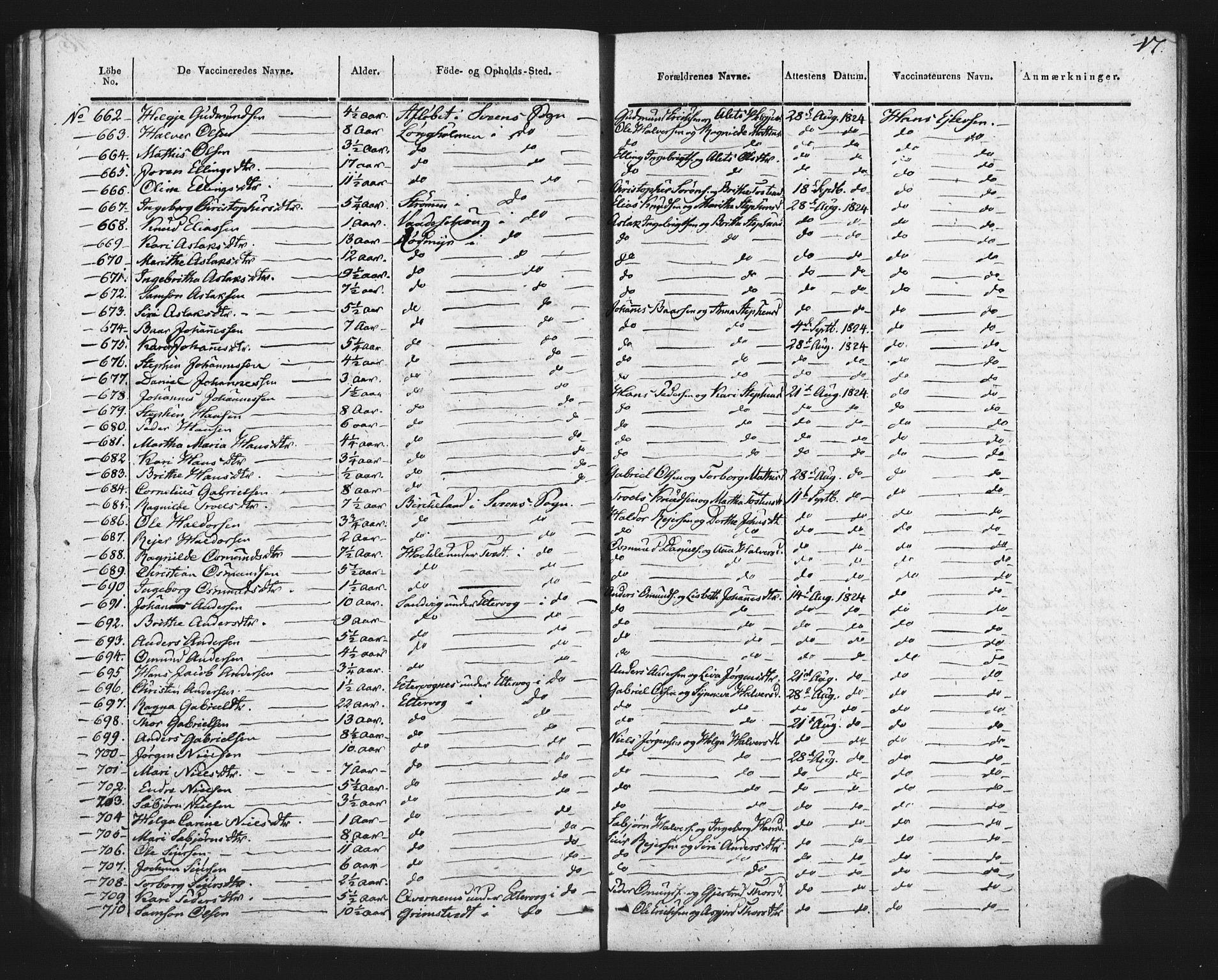 Finnås sokneprestembete, SAB/A-99925/H/Ha/Haa/Haaa/L0010: Parish register (official) no. A 10, 1814-1830, p. 17