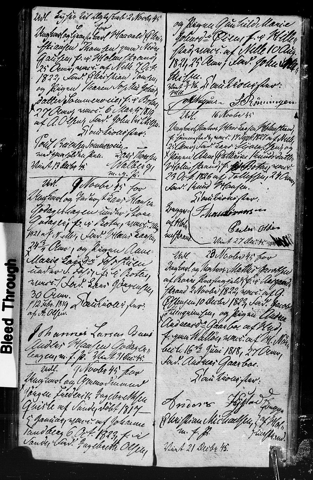Botne kirkebøker, SAKO/A-340/F/Fa/L0004: Parish register (official) no. I 4, 1799-1846