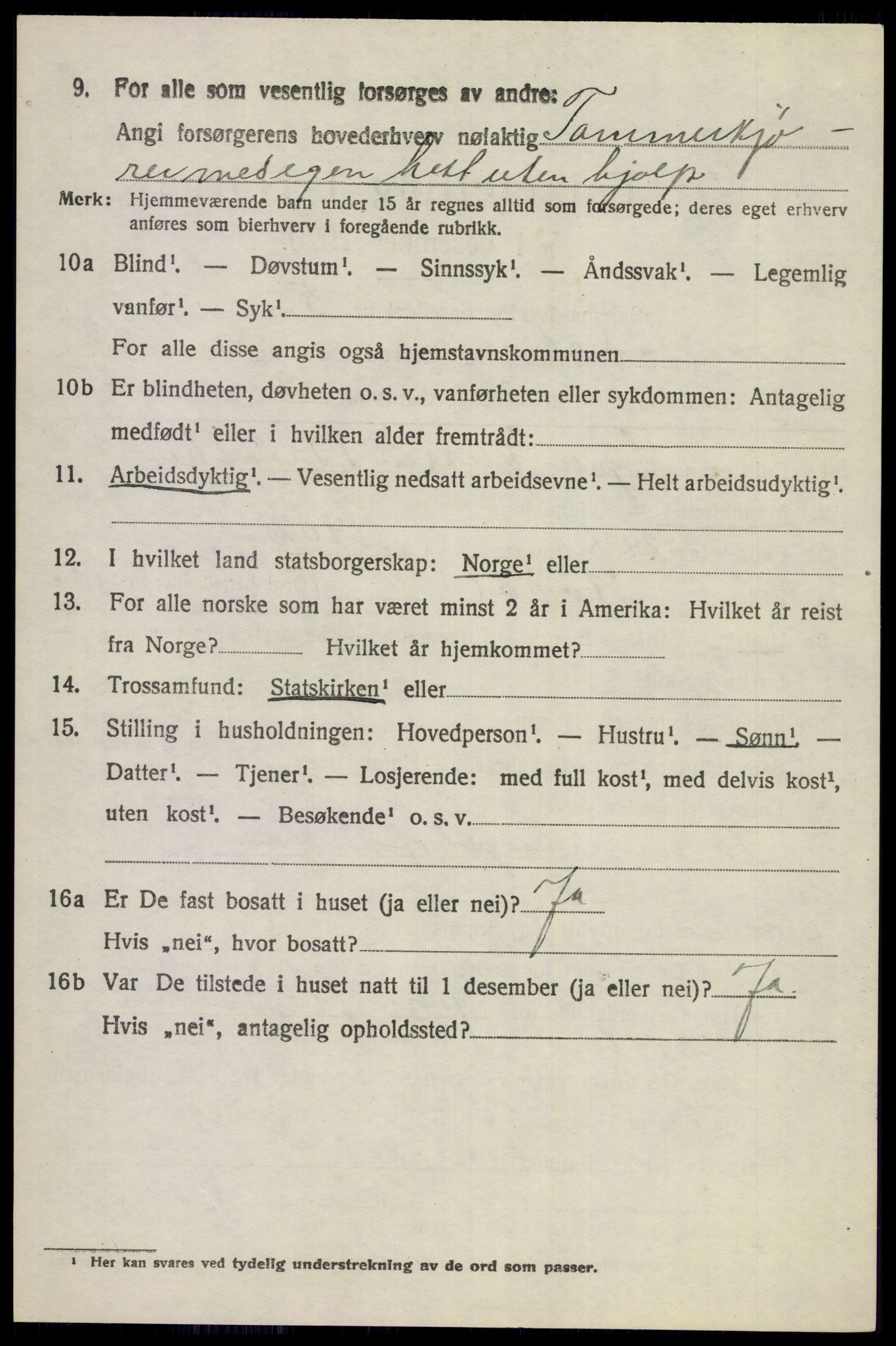 SAKO, 1920 census for Ådal, 1920, p. 7693