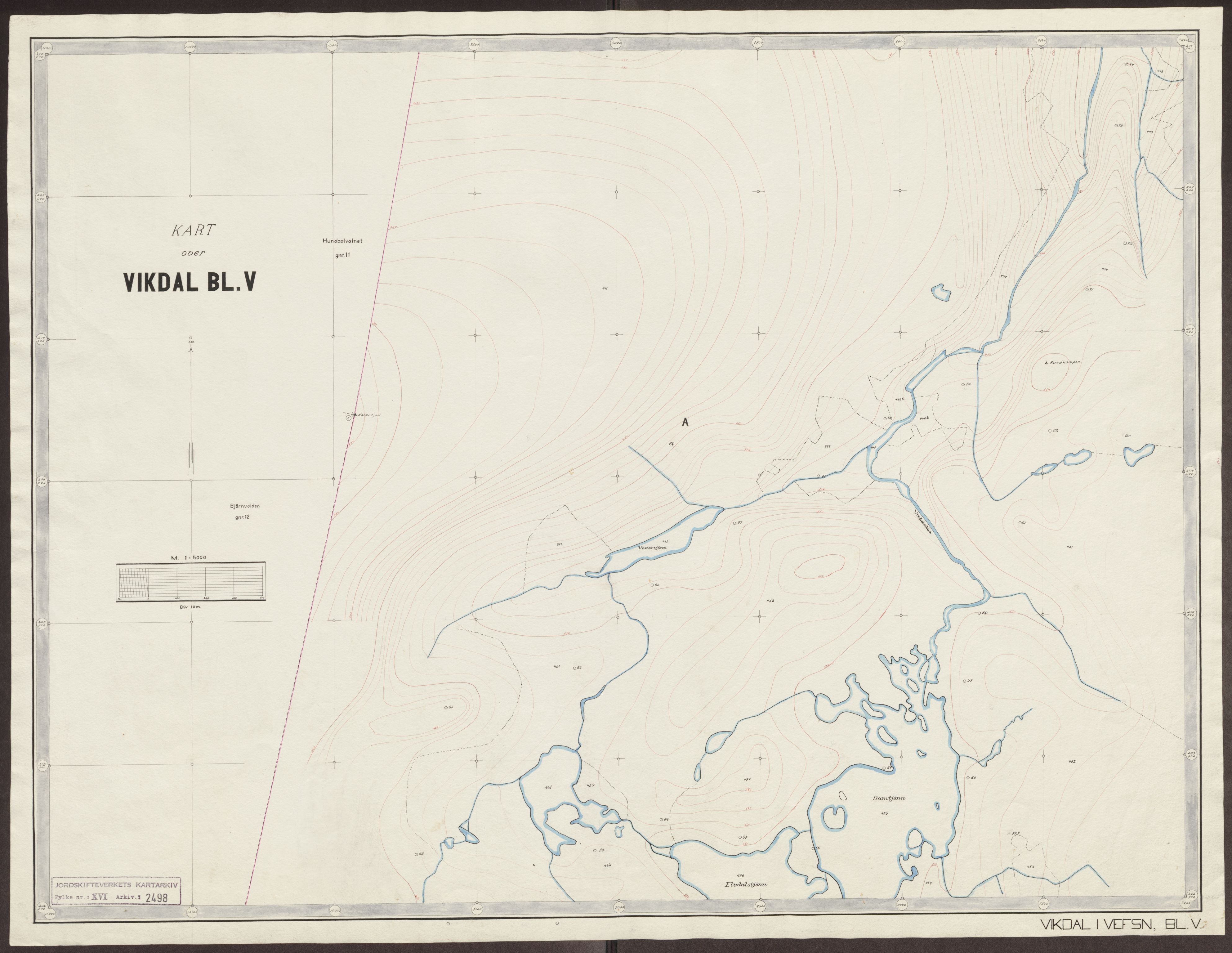 Jordskifteverkets kartarkiv, RA/S-3929/T, 1859-1988, p. 3160