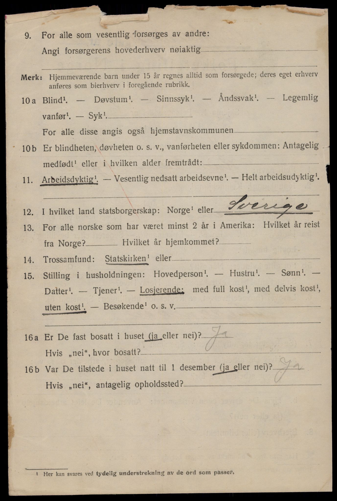 SAT, 1920 census for Trondheim, 1920, p. 143775