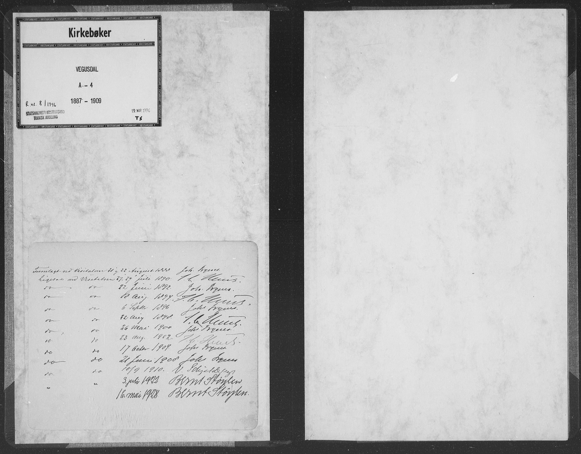 Herefoss sokneprestkontor, SAK/1111-0019/F/Fa/Fab/L0004: Parish register (official) no. A 4, 1887-1909