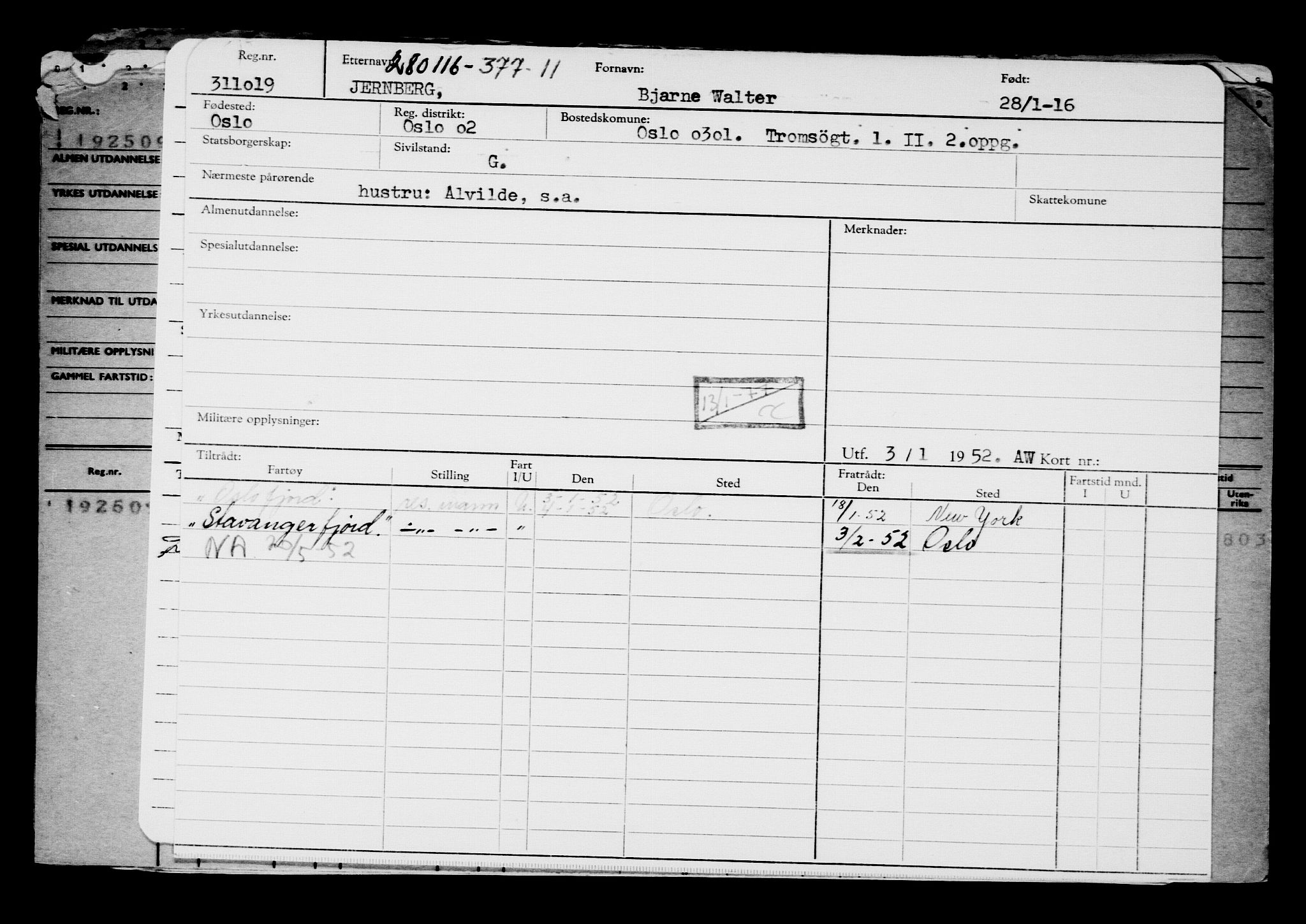 Direktoratet for sjømenn, AV/RA-S-3545/G/Gb/L0136: Hovedkort, 1916, p. 320