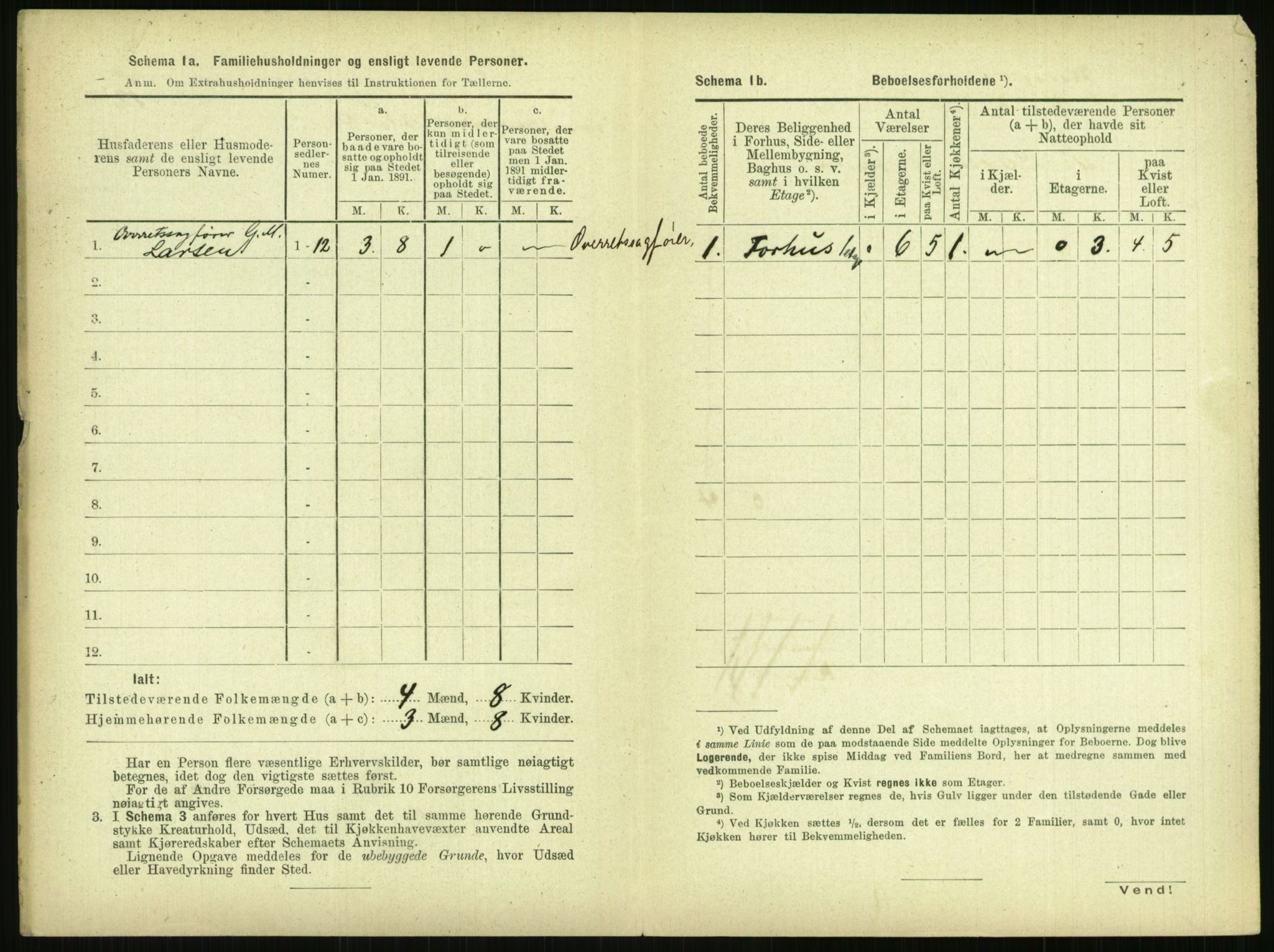 RA, 1891 census for 0806 Skien, 1891, p. 589