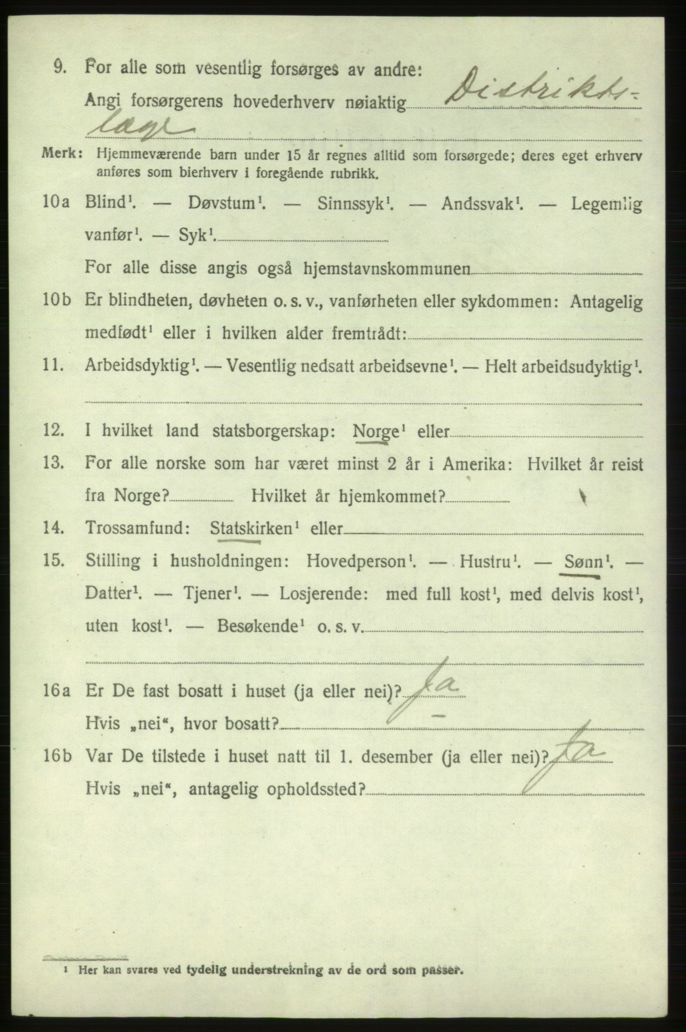 SAB, 1920 census for Vikebygd, 1920, p. 2698