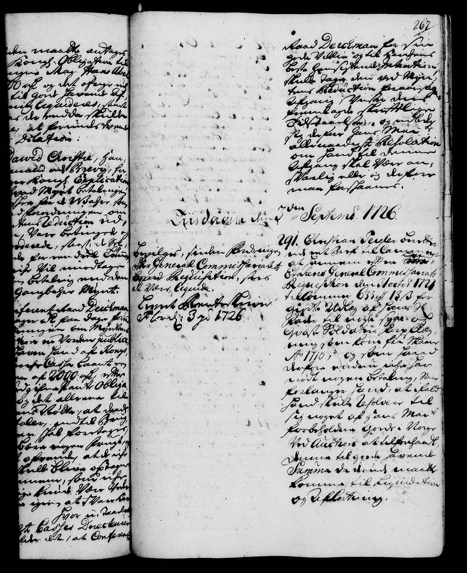 Rentekammeret, Kammerkanselliet, RA/EA-3111/G/Gh/Gha/L0008: Norsk ekstraktmemorialprotokoll (merket RK 53.53), 1725-1726, p. 267