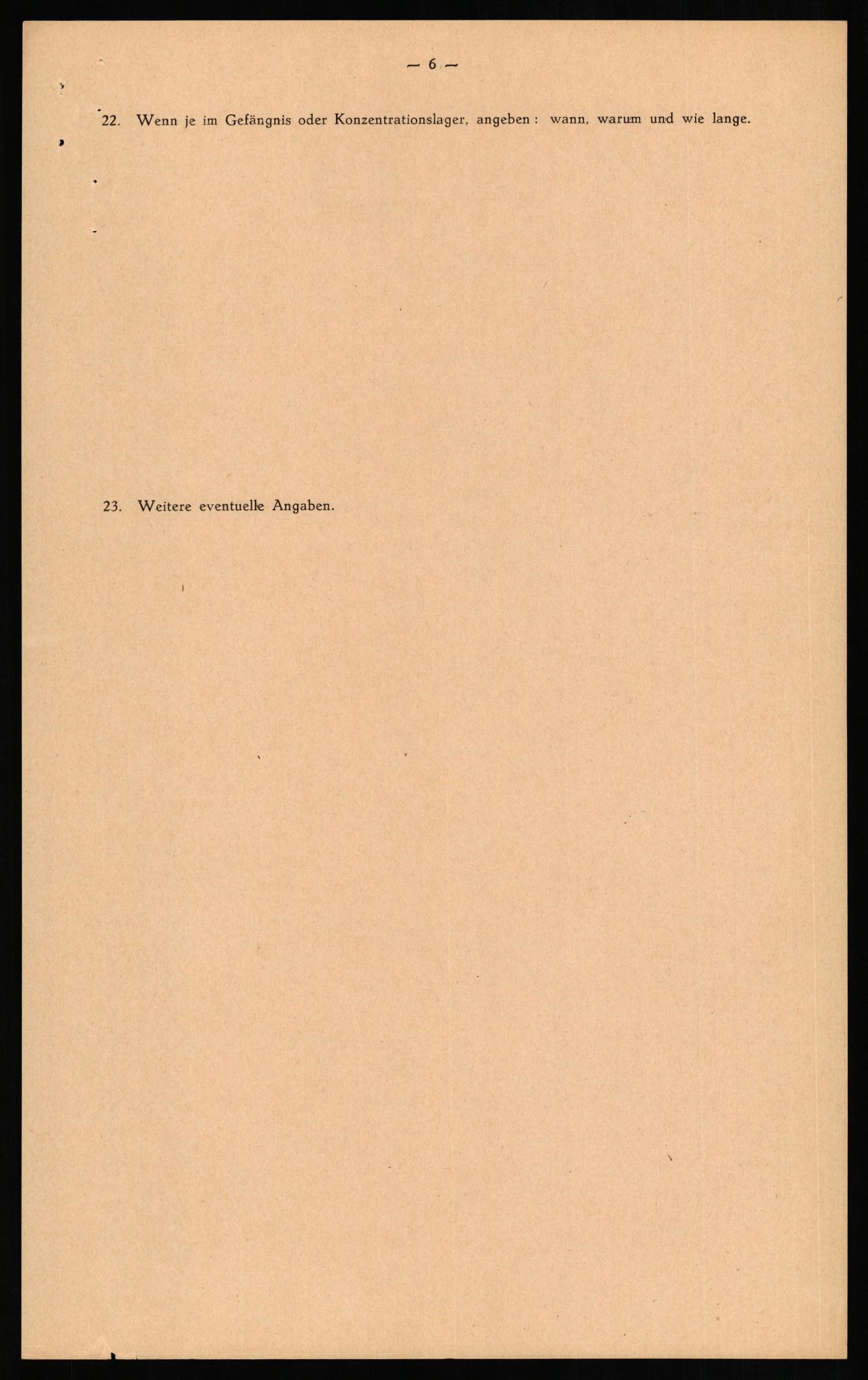 Forsvaret, Forsvarets overkommando II, AV/RA-RAFA-3915/D/Db/L0019: CI Questionaires. Tyske okkupasjonsstyrker i Norge. Tyskere., 1945-1946, p. 83