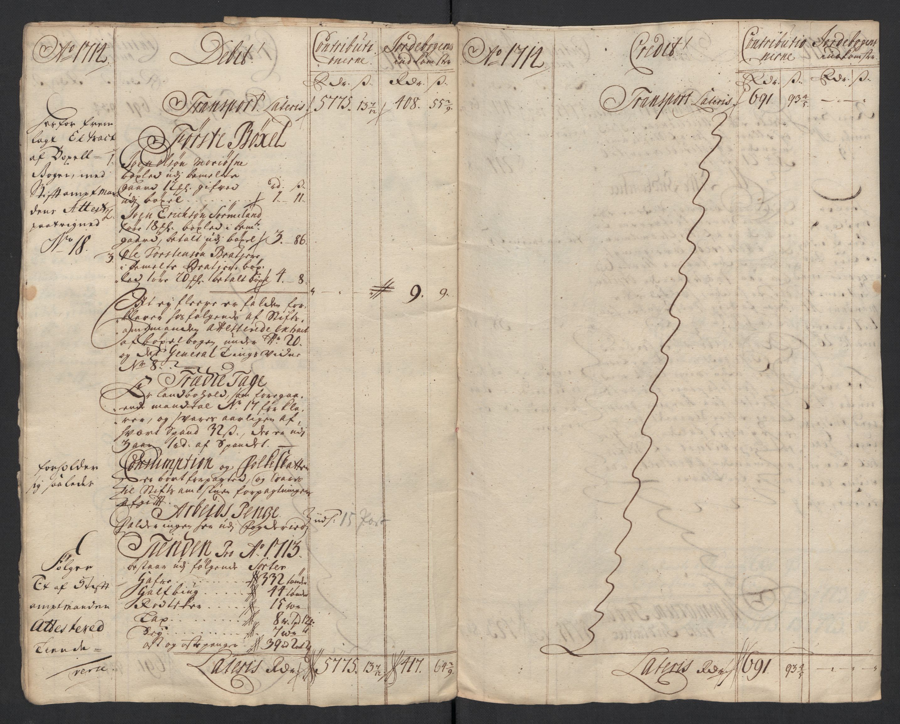 Rentekammeret inntil 1814, Reviderte regnskaper, Fogderegnskap, AV/RA-EA-4092/R57/L3862: Fogderegnskap Fosen, 1714, p. 13