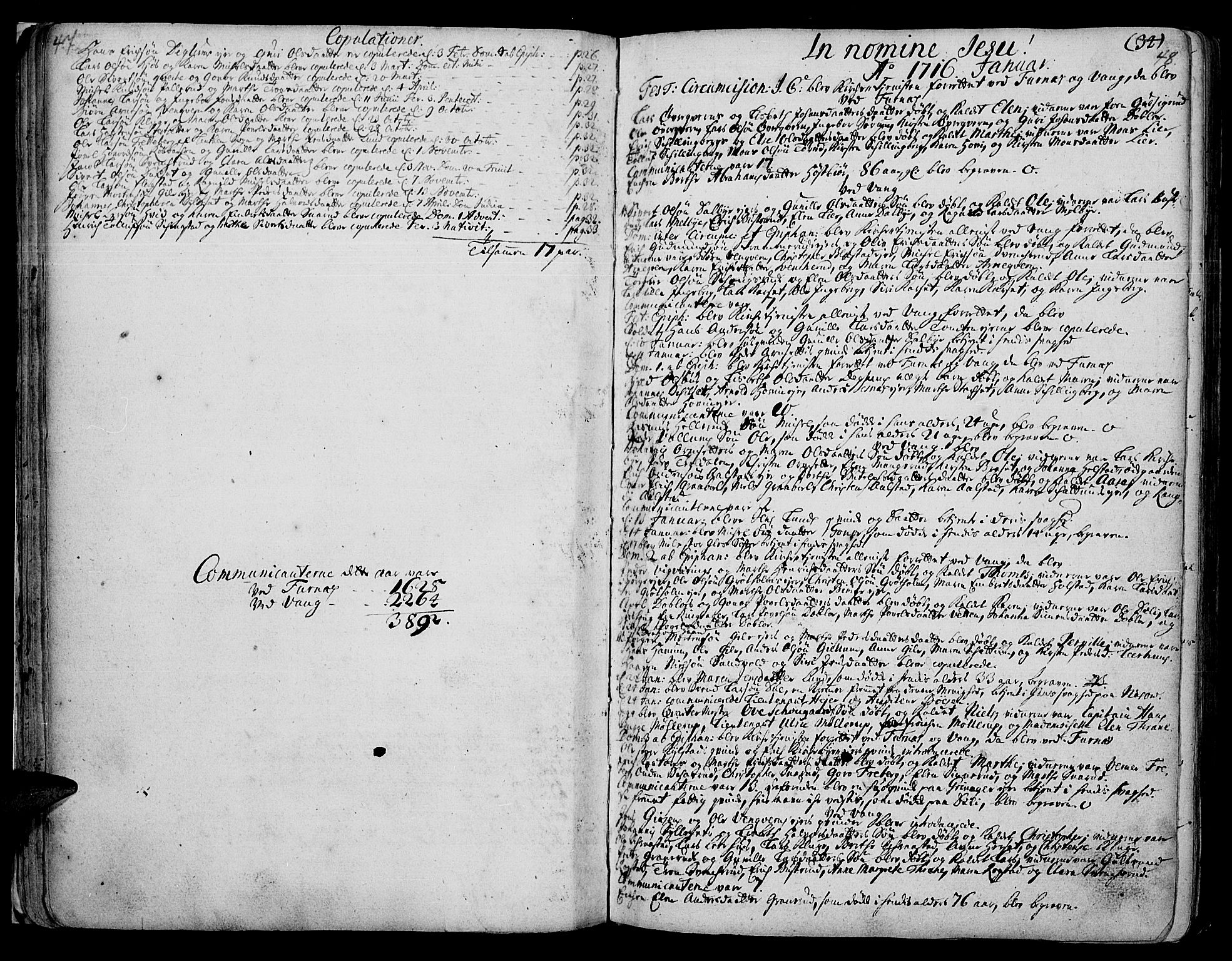 Vang prestekontor, Hedmark, SAH/PREST-008/H/Ha/Haa/L0002A: Parish register (official) no. 2A, 1713-1733, p. 47-48