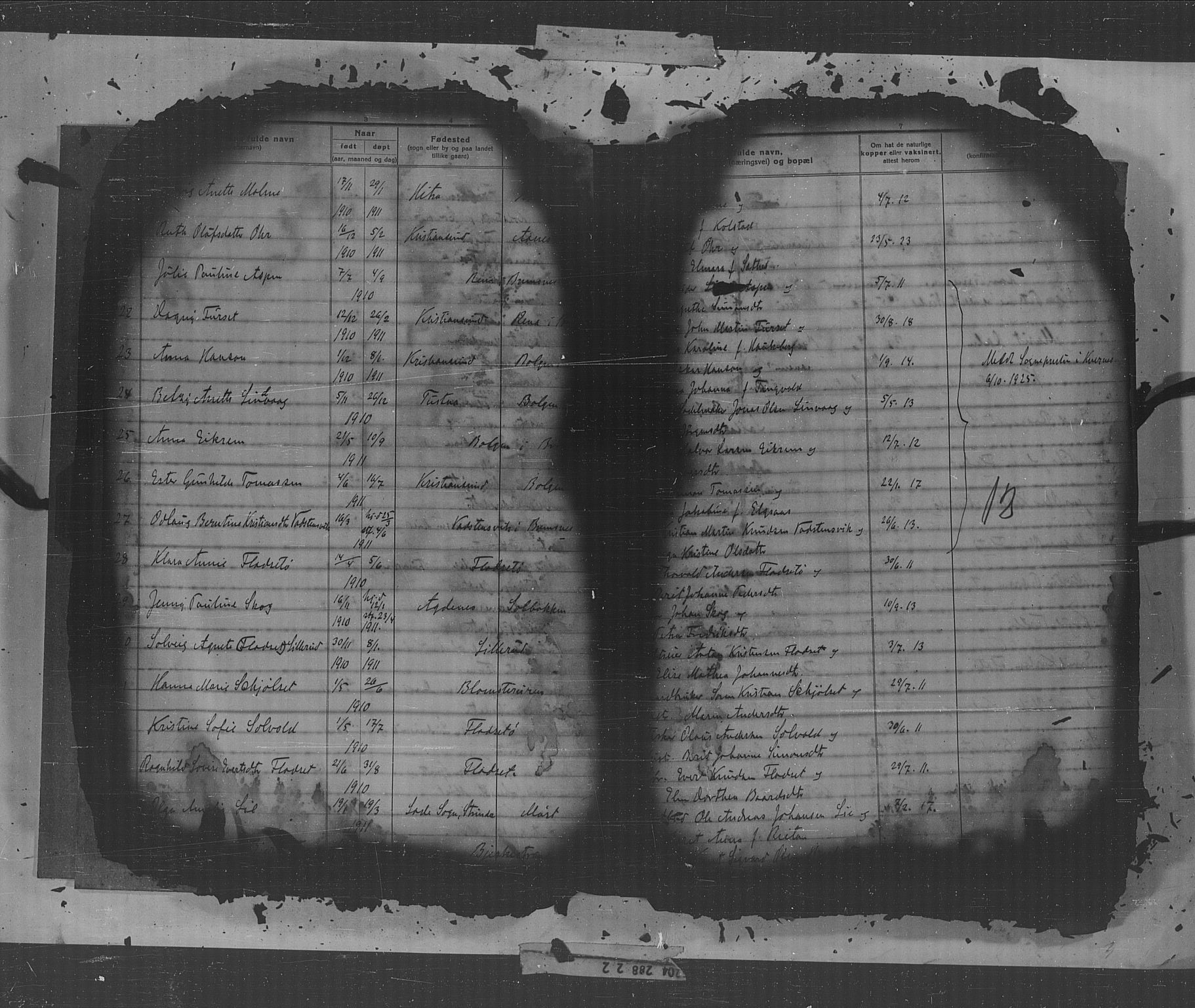 Kristiansund sokneprestkontor, AV/SAT-A-1068/1/I/I1: Parish register (official) no. 32, 1920-1940, p. 12