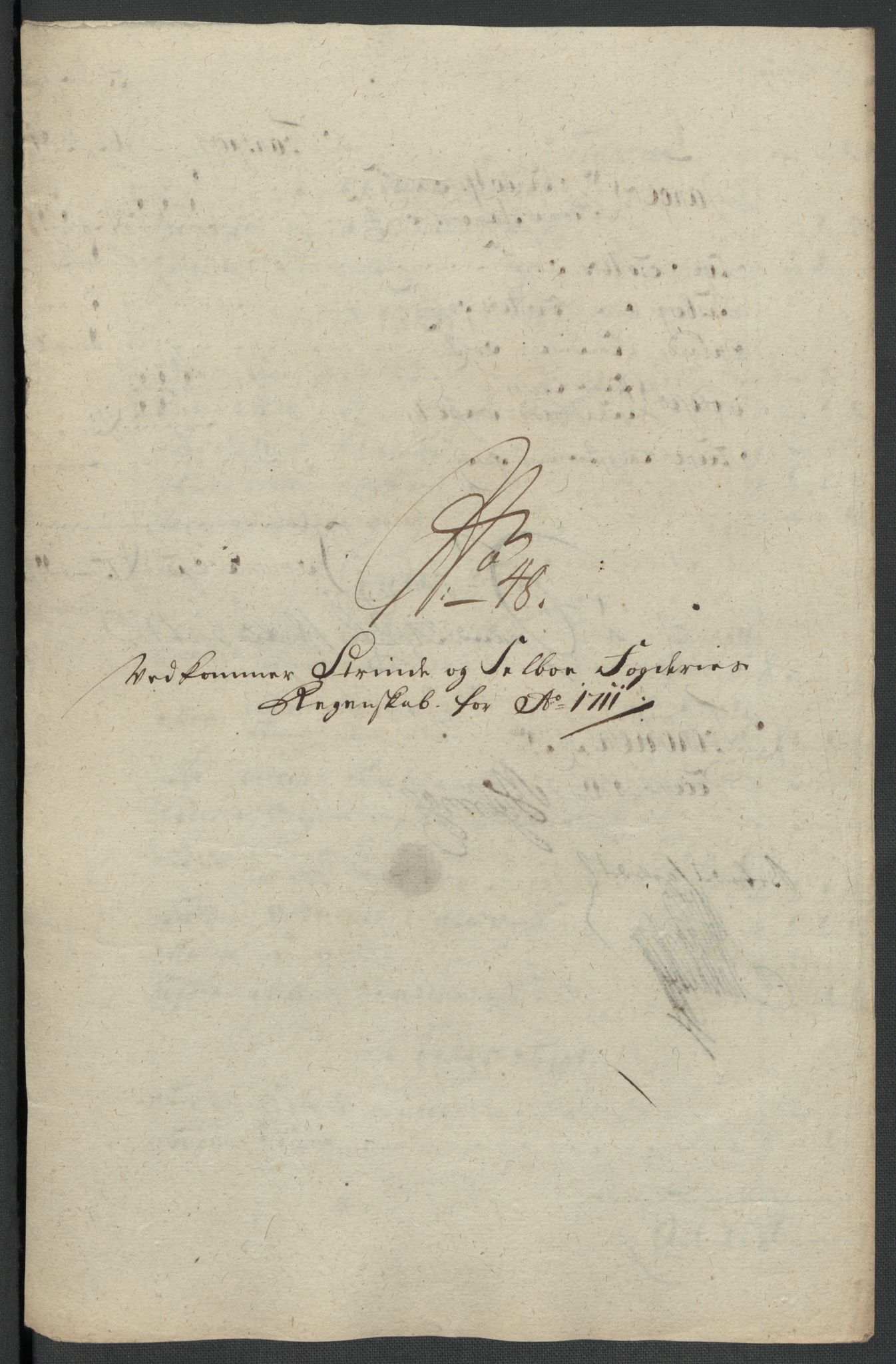 Rentekammeret inntil 1814, Reviderte regnskaper, Fogderegnskap, RA/EA-4092/R61/L4112: Fogderegnskap Strinda og Selbu, 1711, p. 196