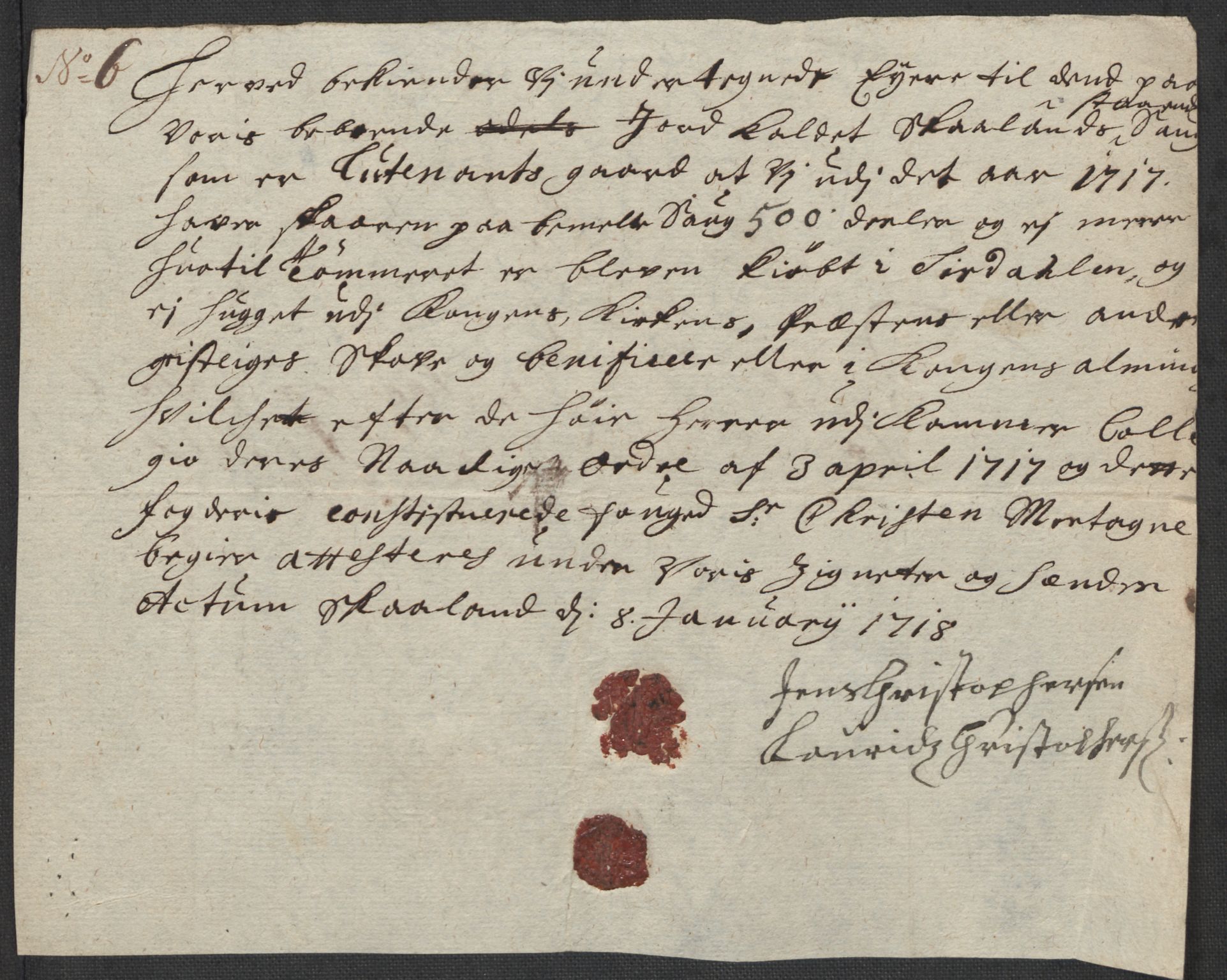 Rentekammeret inntil 1814, Reviderte regnskaper, Fogderegnskap, AV/RA-EA-4092/R46/L2742: Fogderegnskap Jæren og Dalane, 1717, p. 37