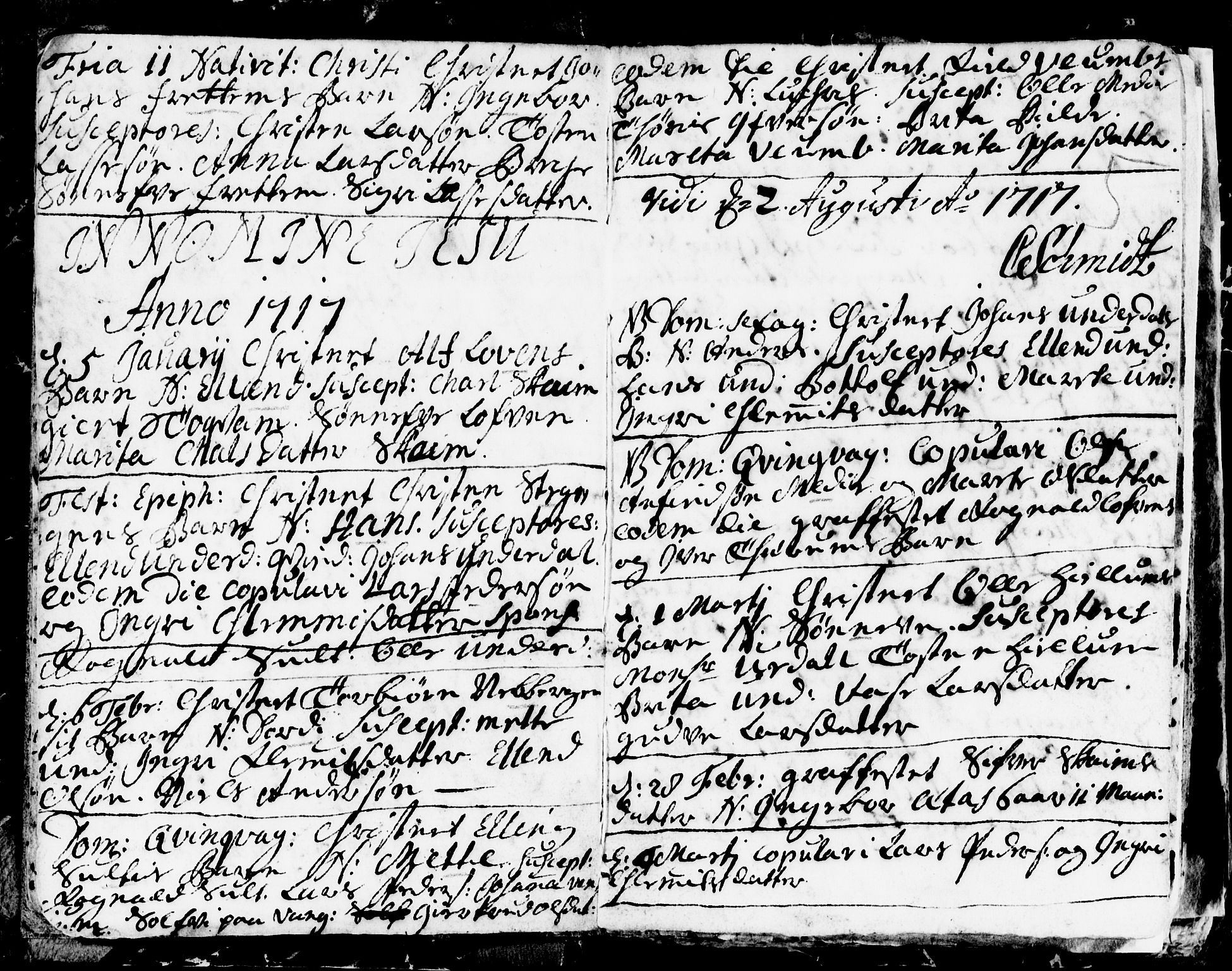 Aurland sokneprestembete, SAB/A-99937/H/Ha/Haa/L0001: Parish register (official) no. A 1, 1716-1734, p. 5