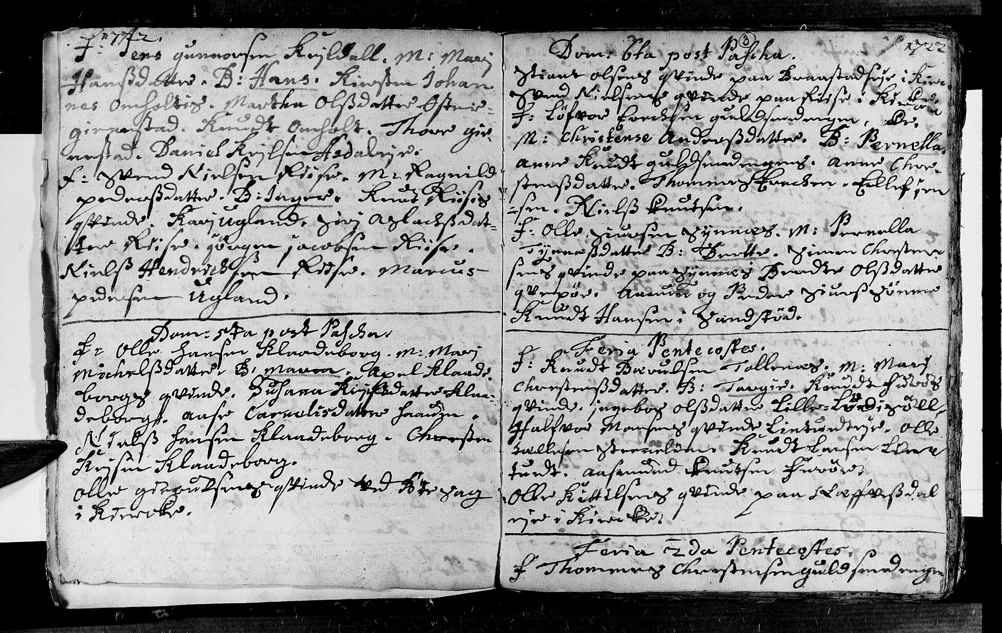 Øyestad sokneprestkontor, SAK/1111-0049/F/Fa/L0003: Parish register (official) no. A 3, 1722-1730, p. 3