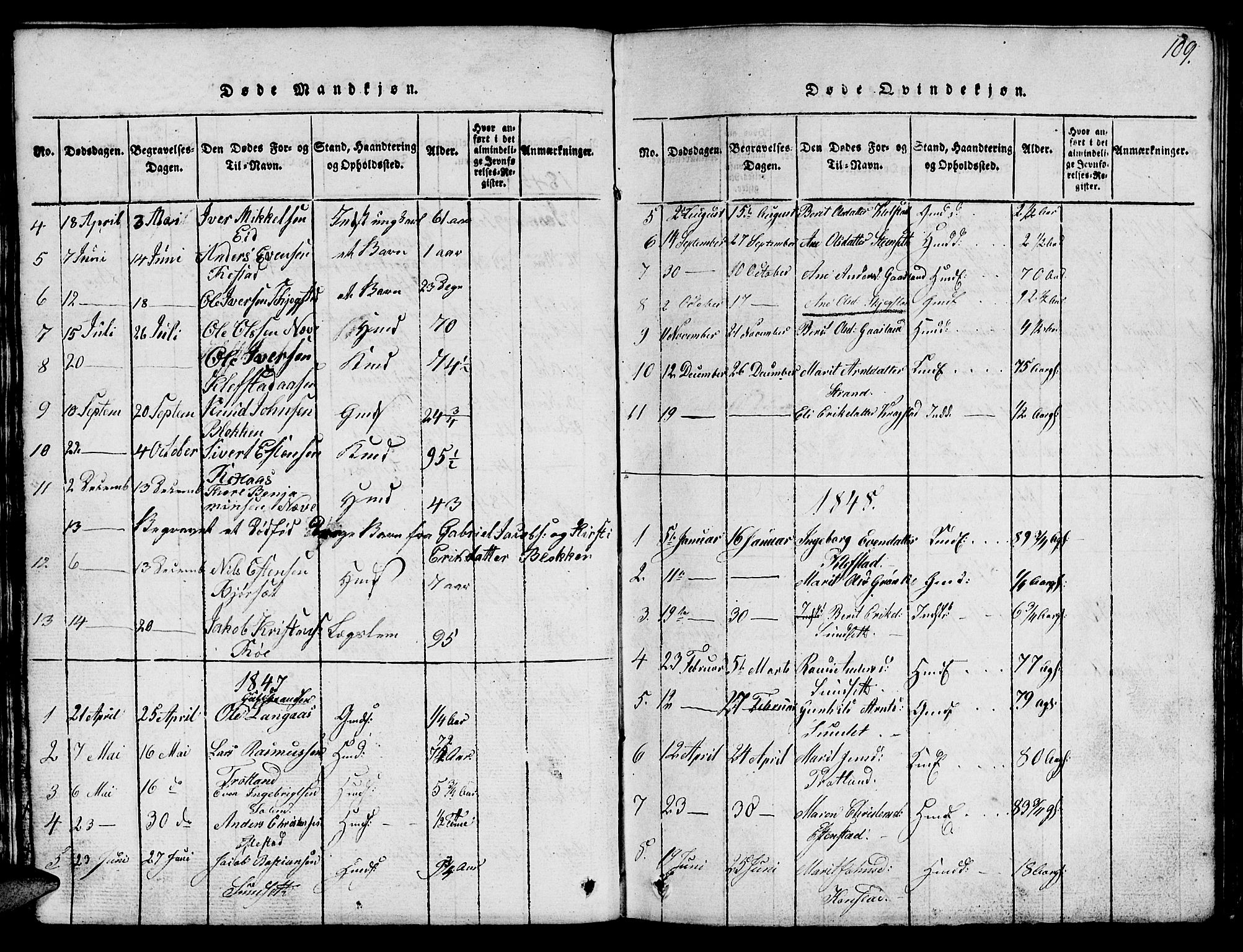 Ministerialprotokoller, klokkerbøker og fødselsregistre - Sør-Trøndelag, SAT/A-1456/694/L1130: Parish register (copy) no. 694C02, 1816-1857, p. 109