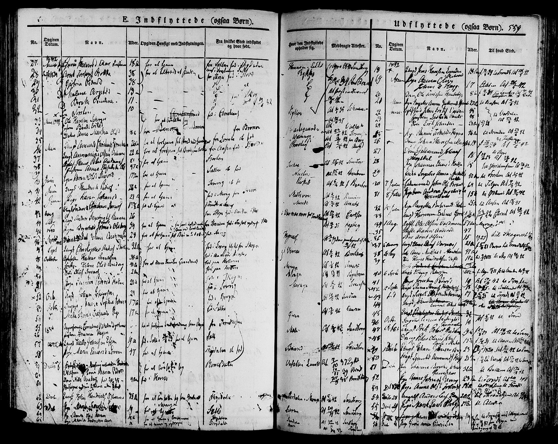 Ministerialprotokoller, klokkerbøker og fødselsregistre - Nord-Trøndelag, SAT/A-1458/709/L0072: Parish register (official) no. 709A12, 1833-1844, p. 559