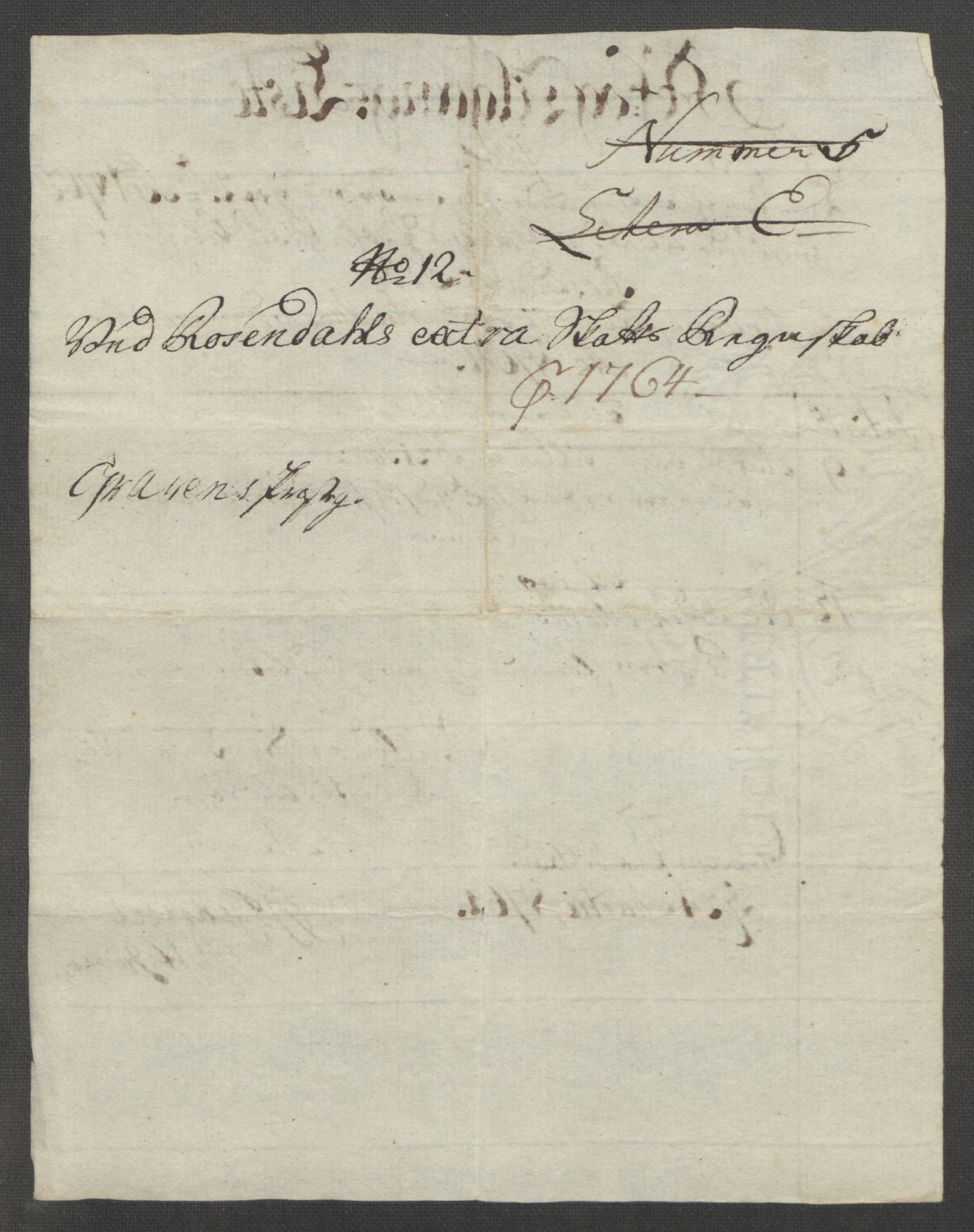 Rentekammeret inntil 1814, Reviderte regnskaper, Fogderegnskap, AV/RA-EA-4092/R49/L3157: Ekstraskatten Rosendal Baroni, 1762-1772, p. 104