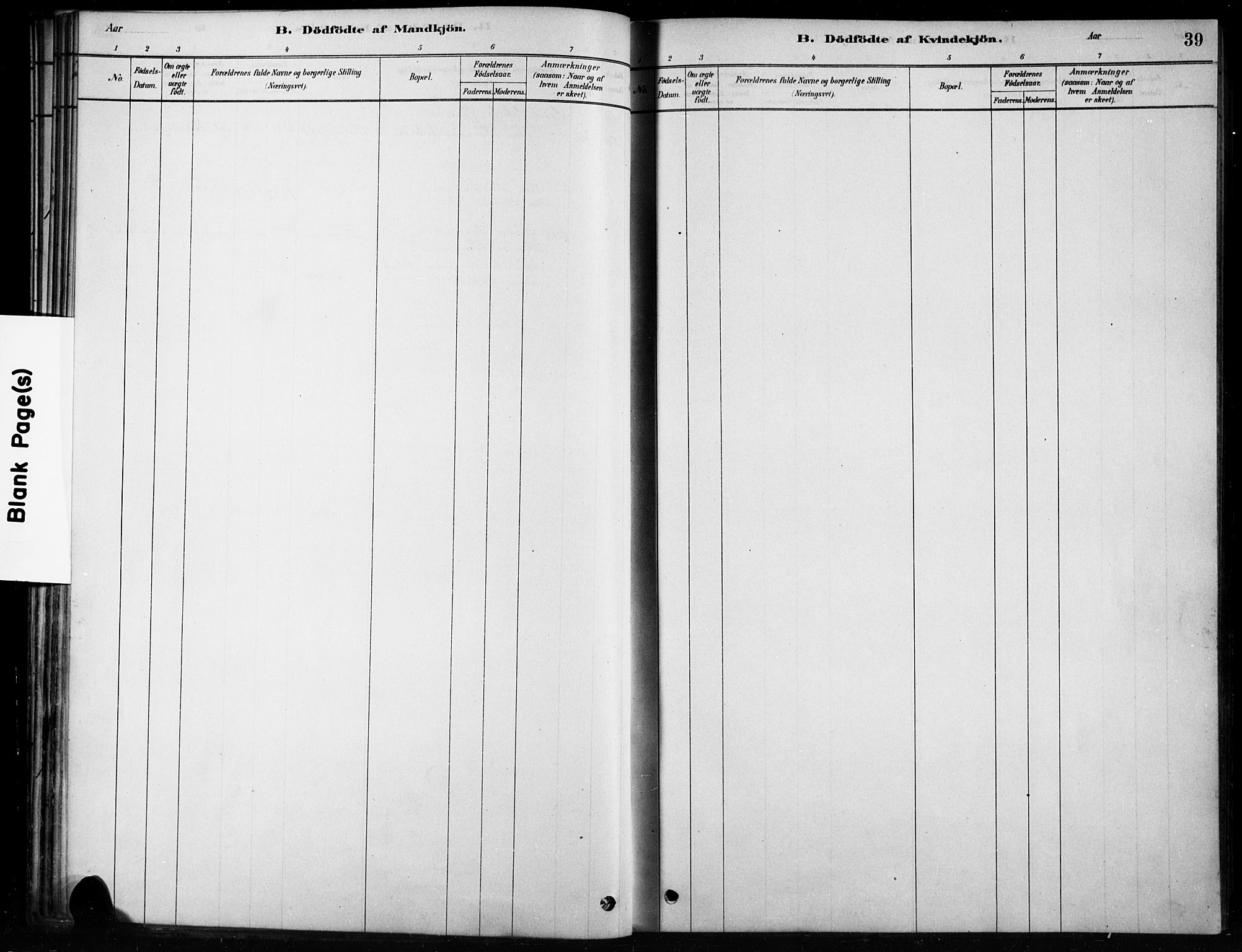 Hobøl prestekontor Kirkebøker, AV/SAO-A-2002/F/Fb/L0001: Parish register (official) no. II 1, 1878-1904, p. 39