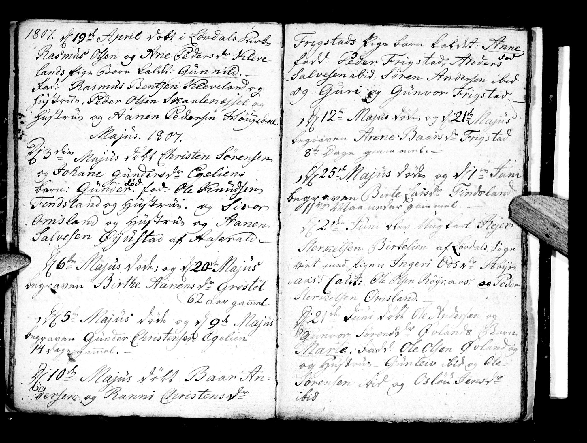 Bjelland sokneprestkontor, AV/SAK-1111-0005/F/Fa/Fab/L0001: Parish register (official) no. A 1, 1799-1810