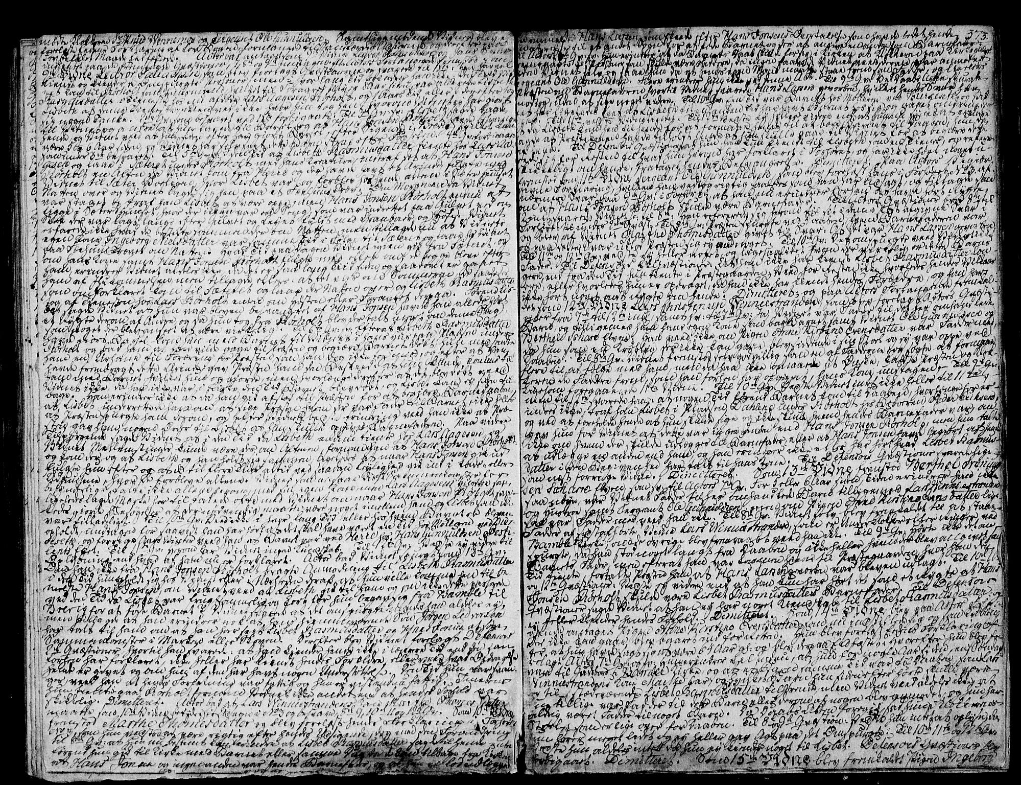Bamble sorenskriveri, SAKO/A-214/F/Fa/Faa/L0025: Tingbok, 1797-1802, p. 373
