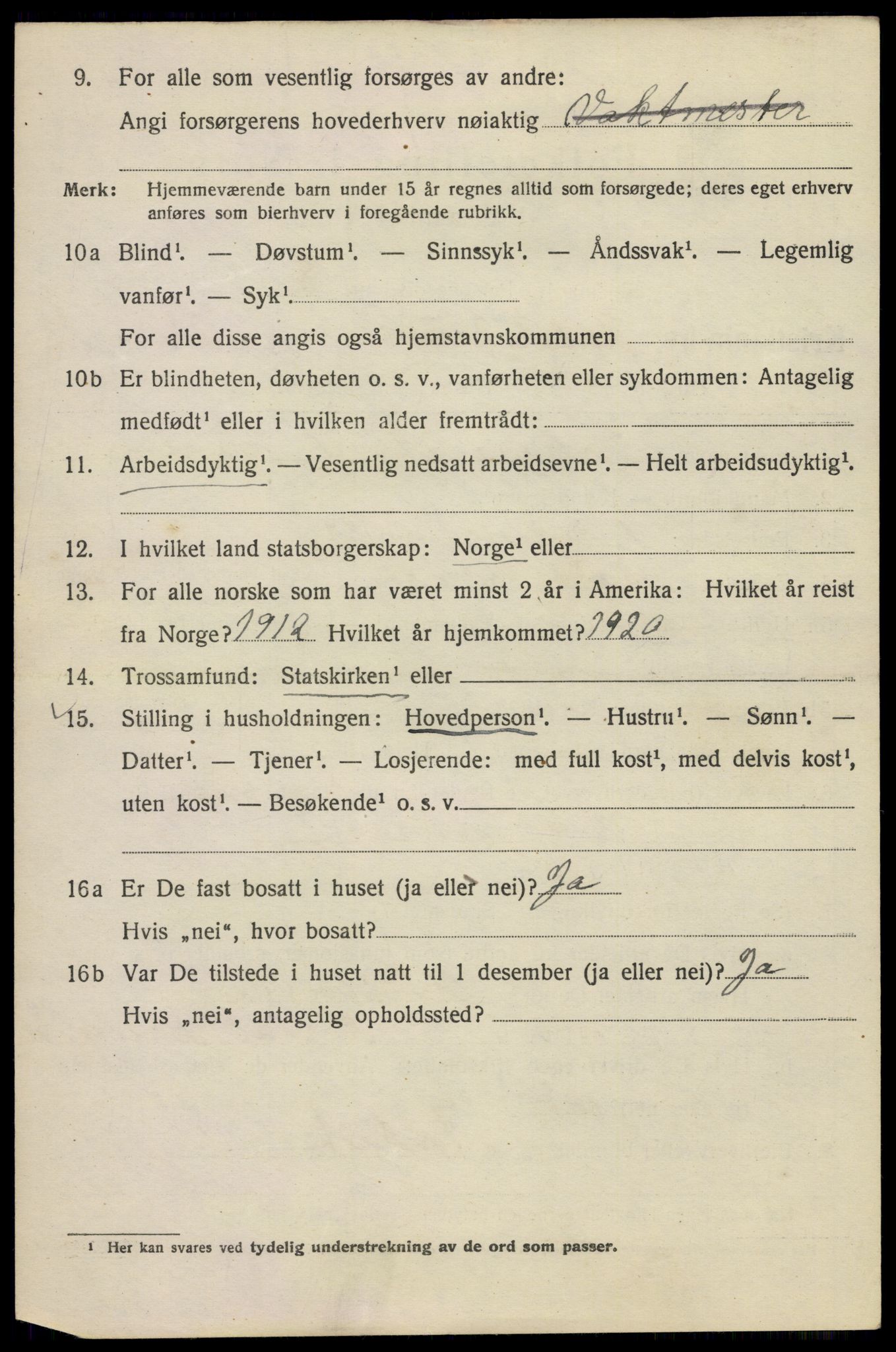 SAO, 1920 census for Kristiania, 1920, p. 422098