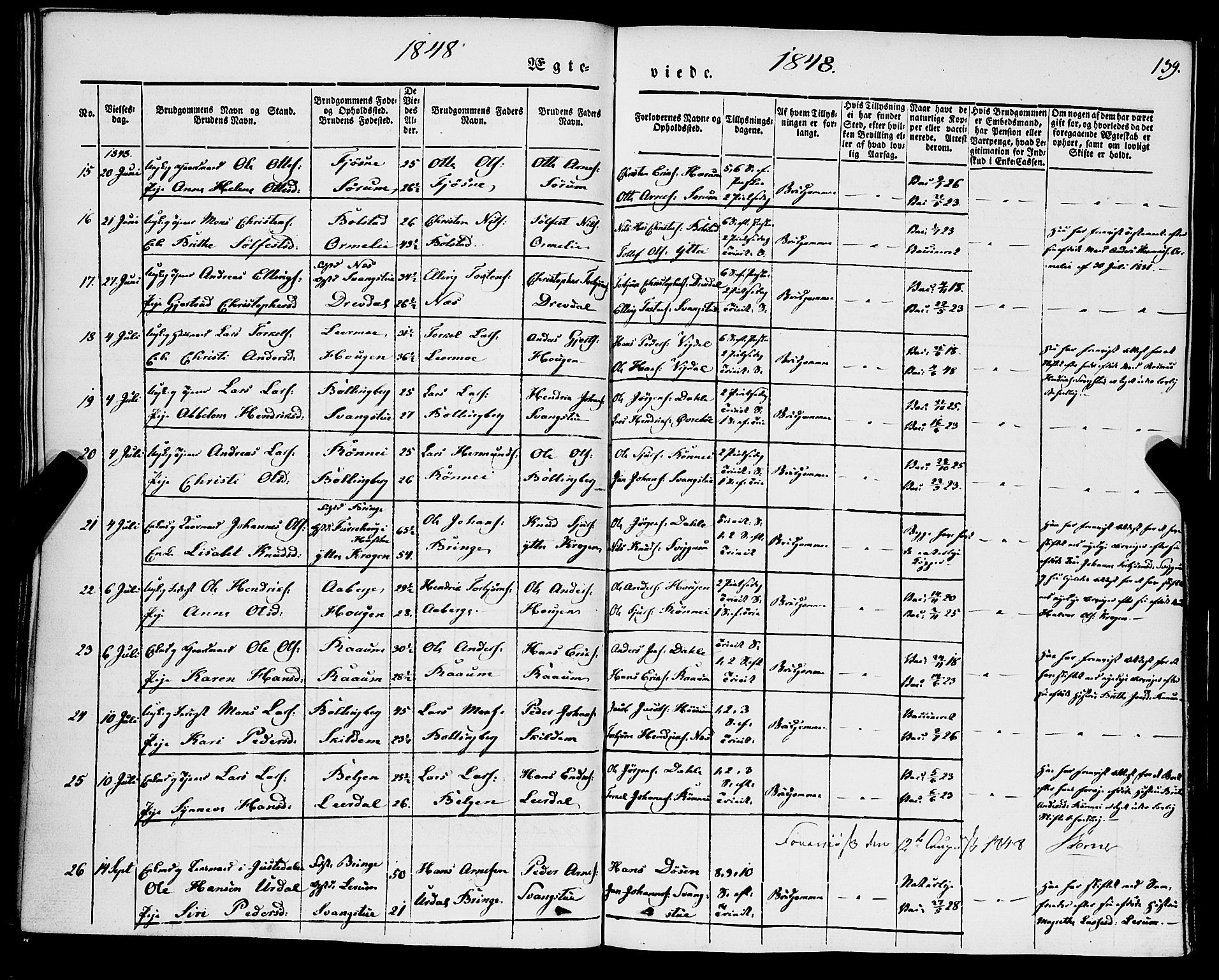 Luster sokneprestembete, AV/SAB-A-81101/H/Haa/Haaa/L0006: Parish register (official) no. A 6, 1840-1848, p. 139