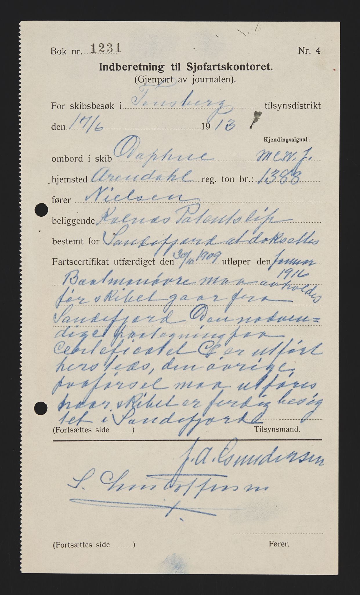 Sjøfartsdirektoratet med forløpere, skipsmapper slettede skip, AV/RA-S-4998/F/Fa/L0233: --, 1871-1917, p. 309