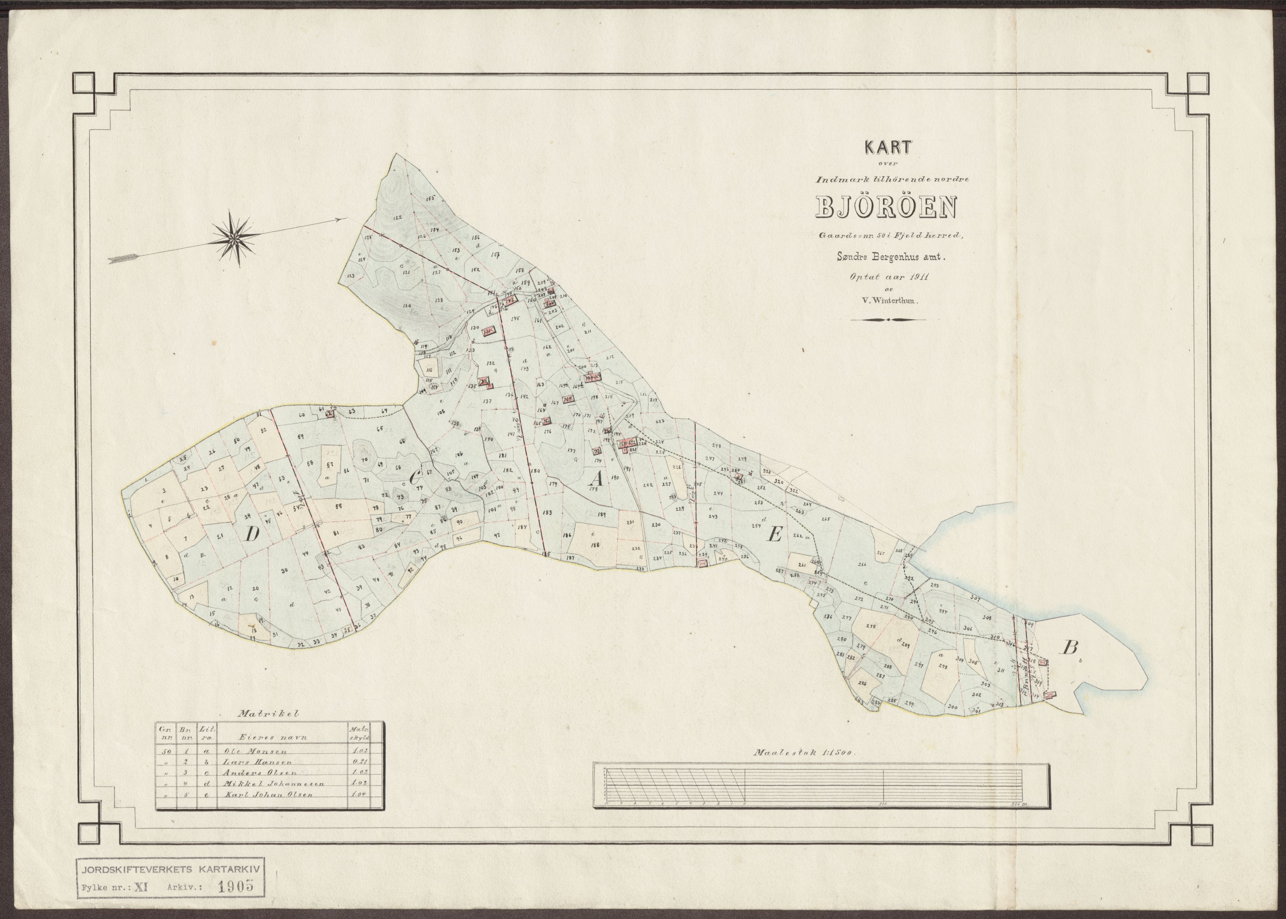 Jordskifteverkets kartarkiv, AV/RA-S-3929/T, 1859-1988, p. 2080